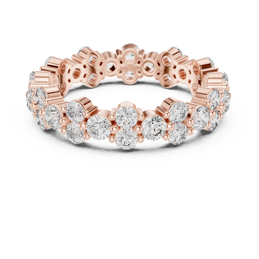 Round Diamond Eternity Band Ring