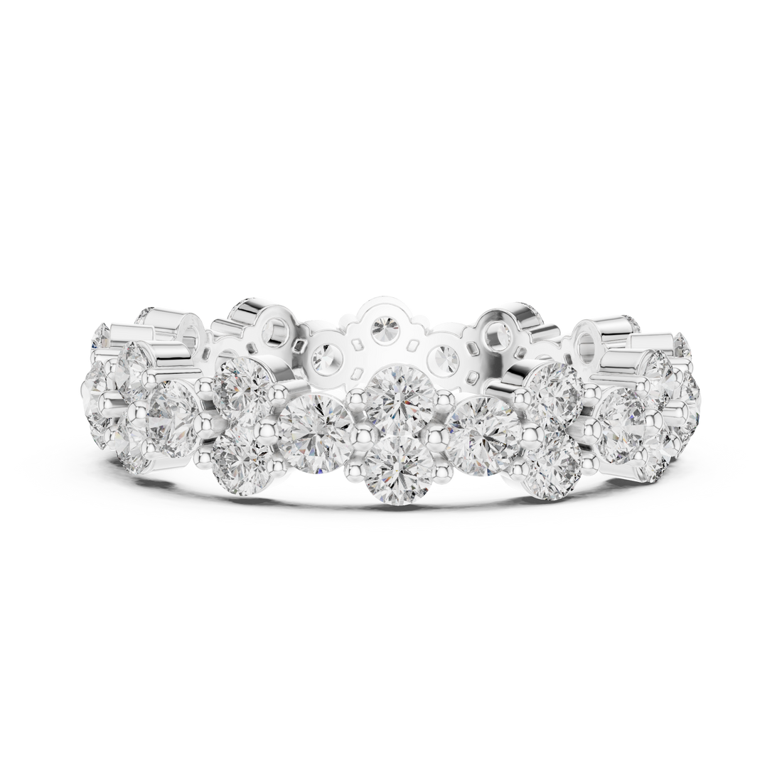 Round Diamond Eternity Band Ring