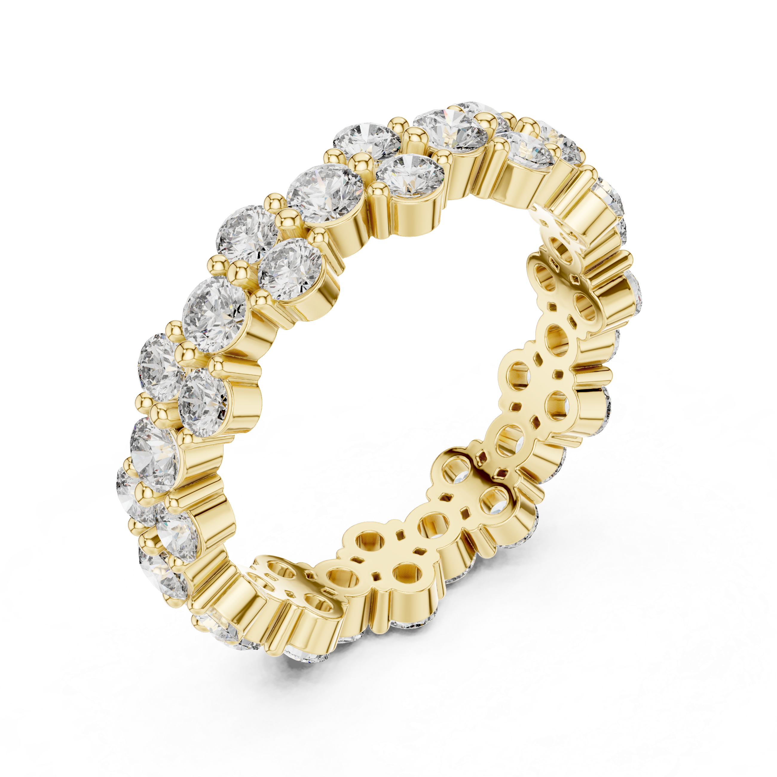 Round Diamond Eternity Band Ring