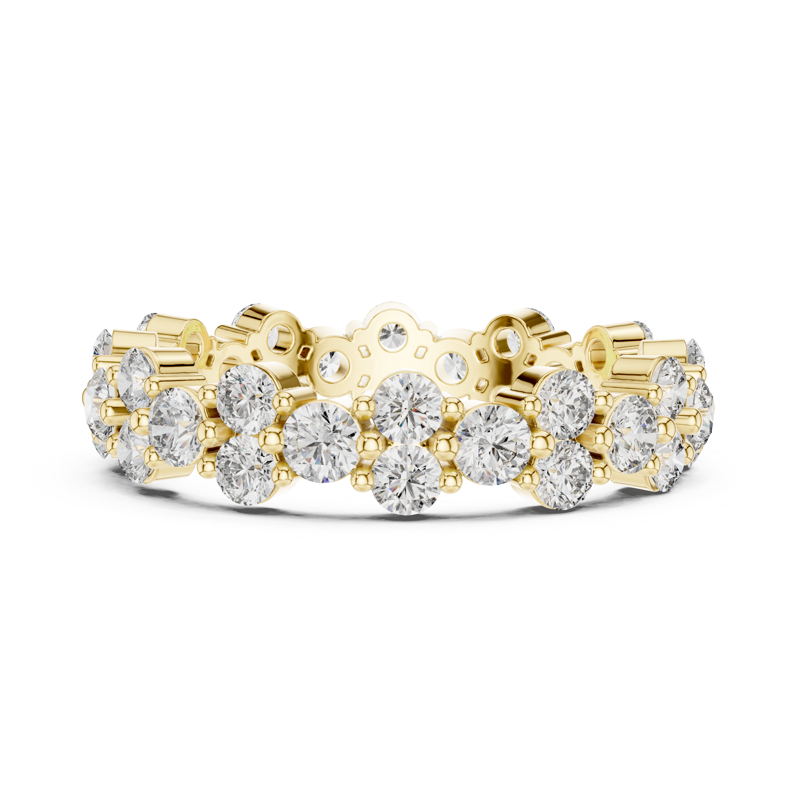 Round Diamond Eternity Band Ring