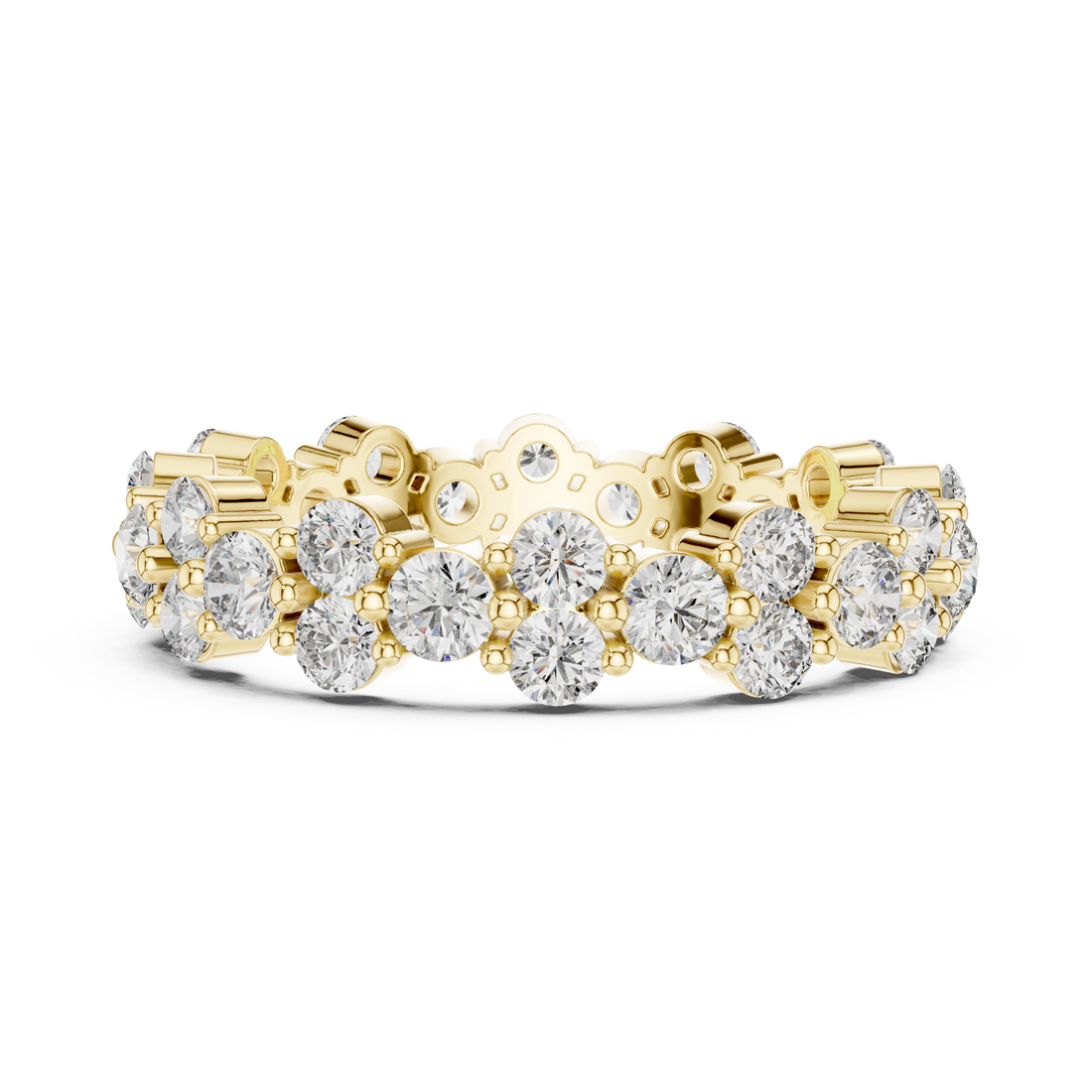 Round Diamond Eternity Band Ring