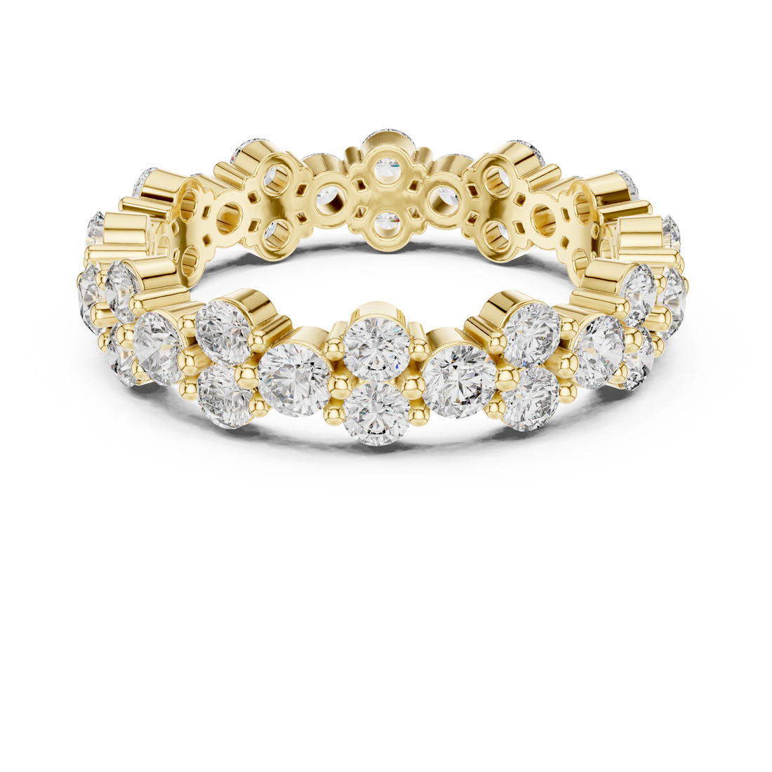 Round Diamond Eternity Band Ring