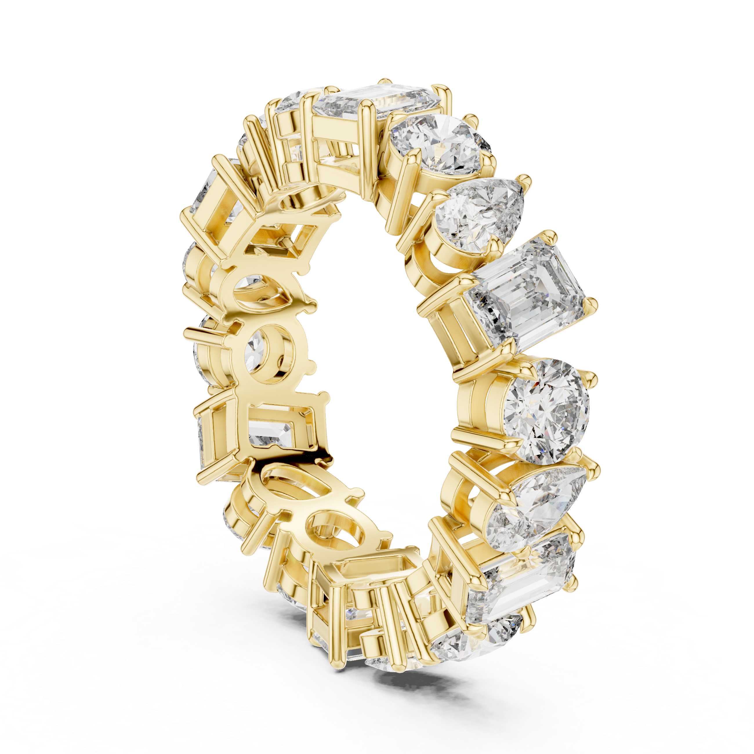 Gold toe ring with modern slim band.