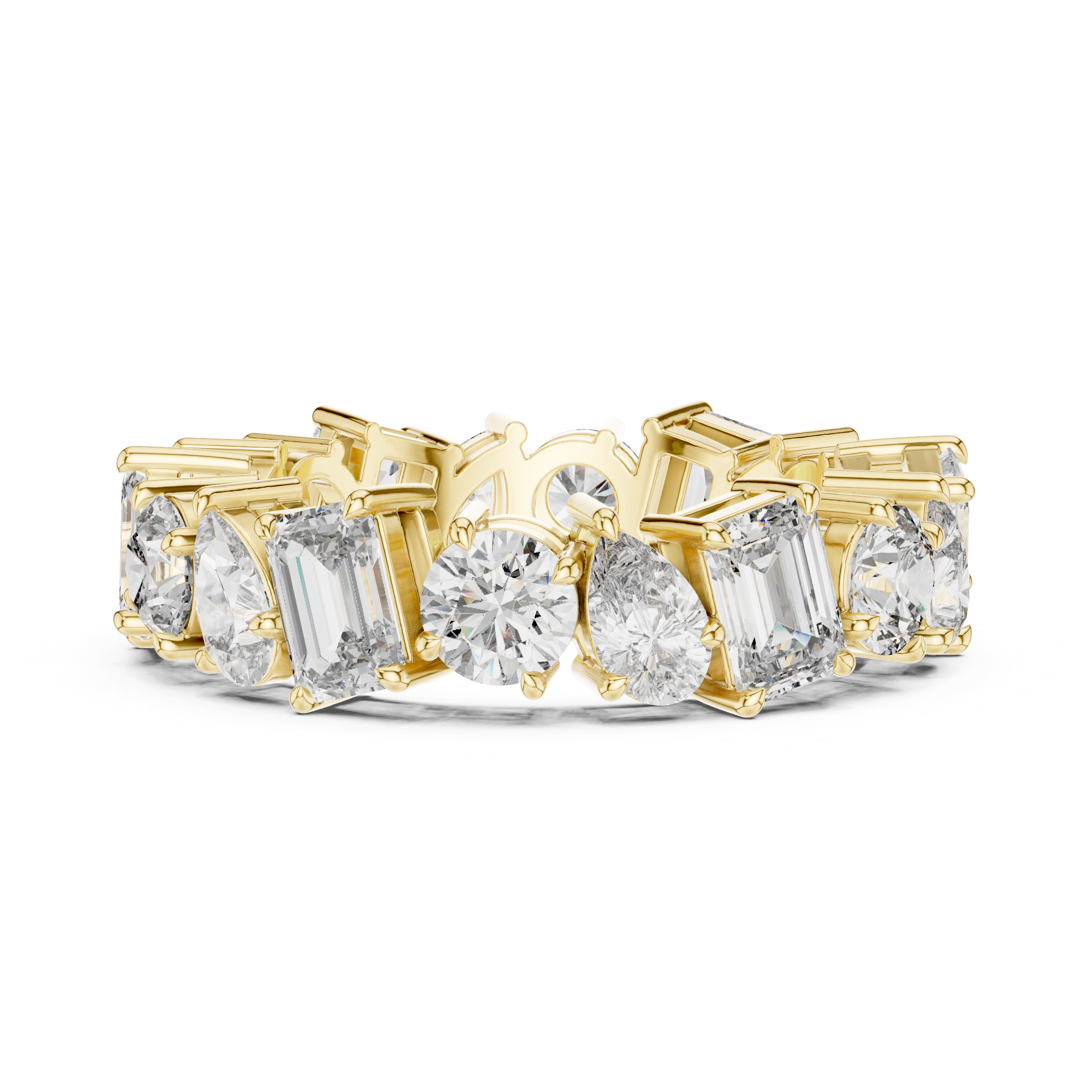 Modern layered ring with multi-band structure.