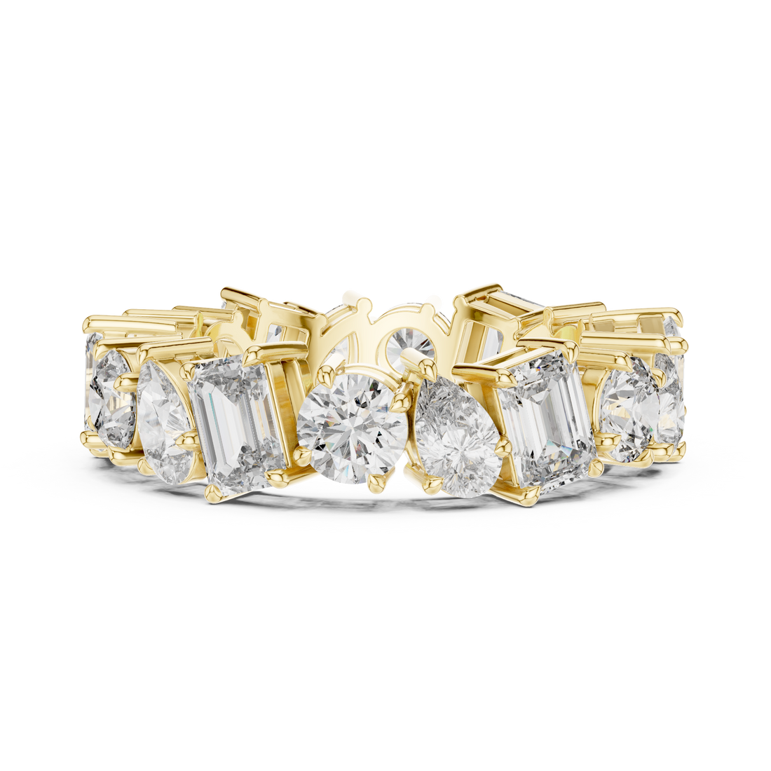 Modern layered ring with multi-band structure.
