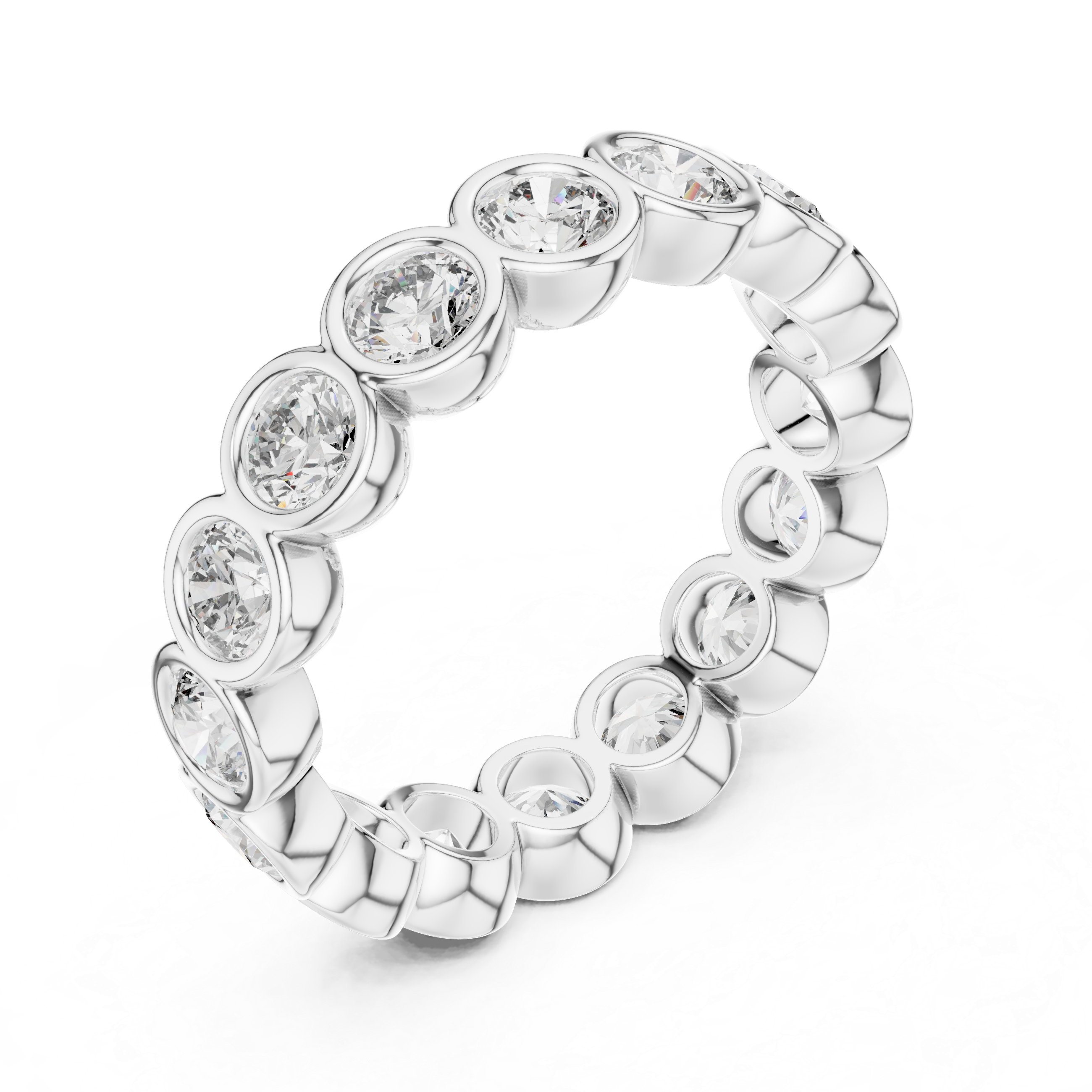 Double hoop earrings with layered design.