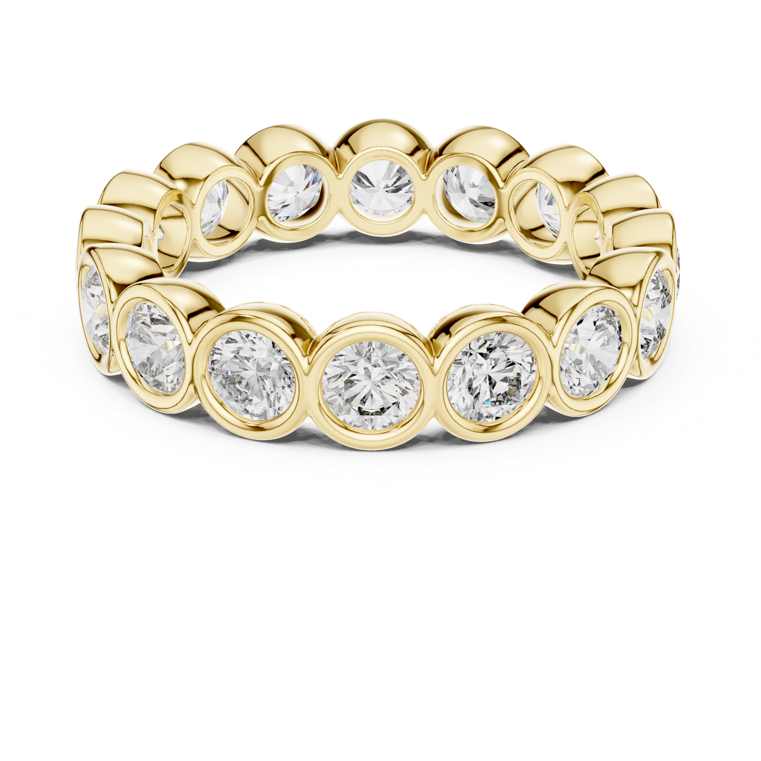 Thin band engagement ring with elegance.