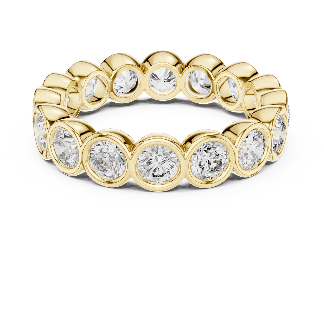 Thin band engagement ring with elegance.