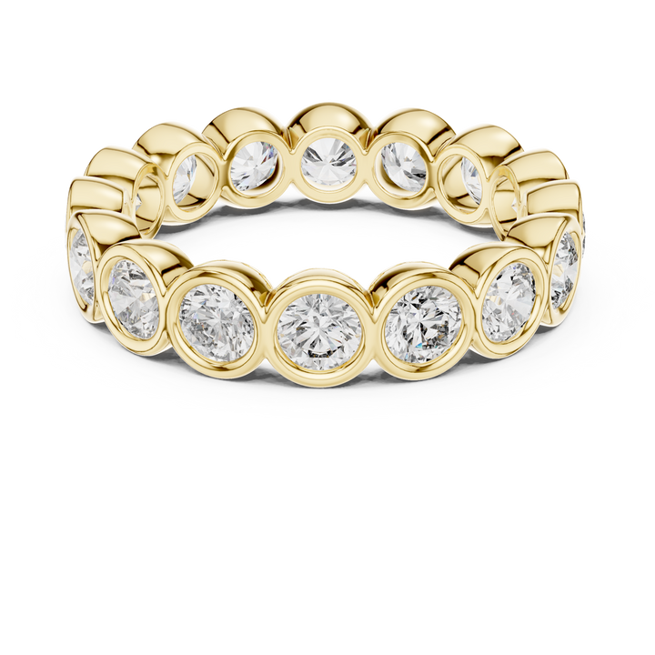 Thin band engagement ring with elegance.