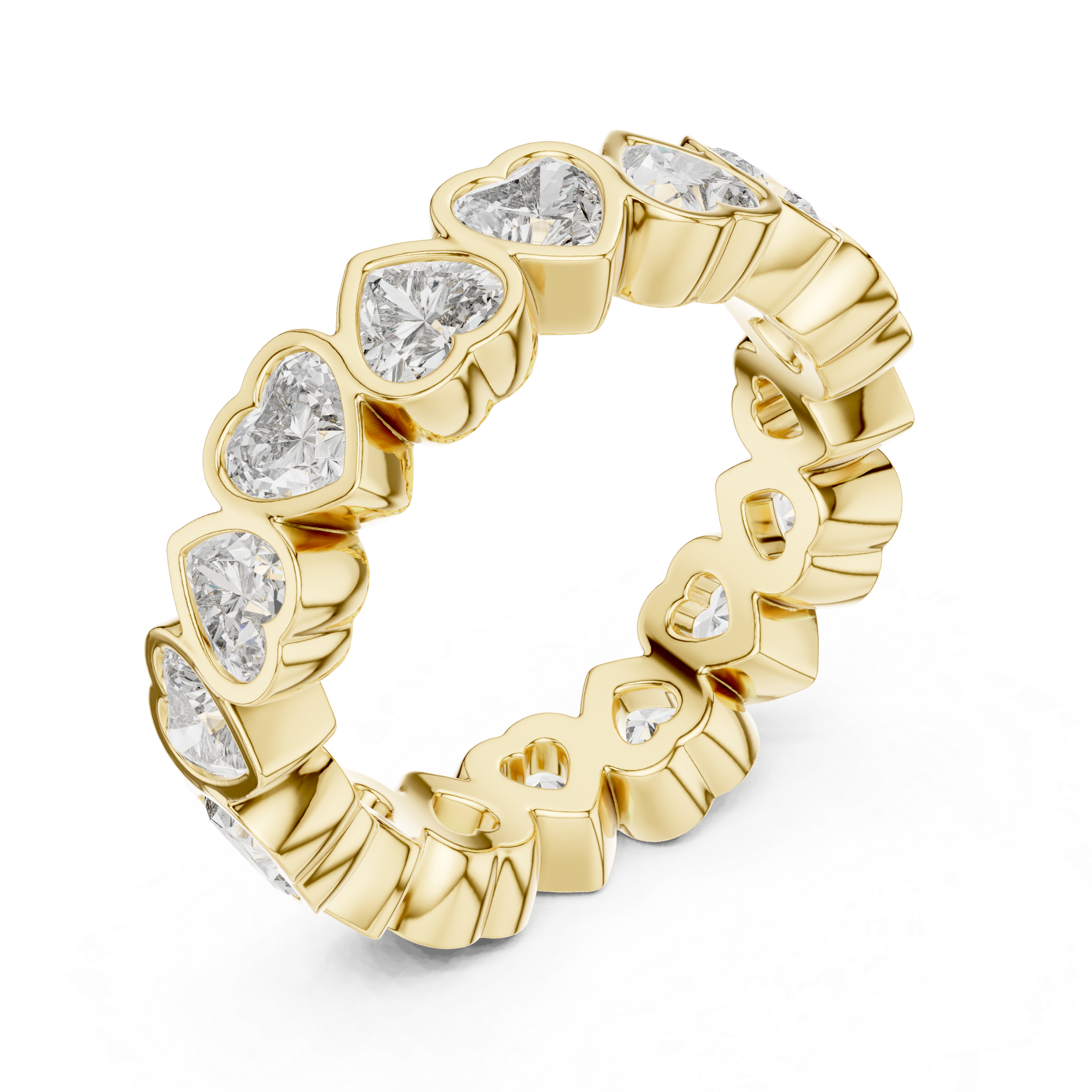 Thin diamond bracelet with delicate sparkle.