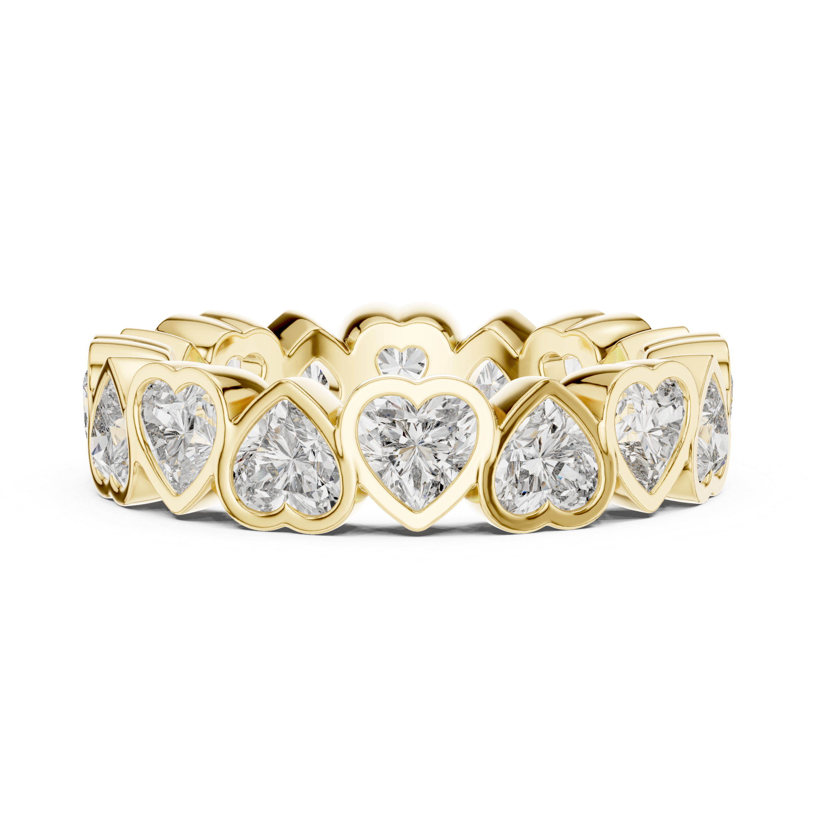 Classic gold ring with timeless style.