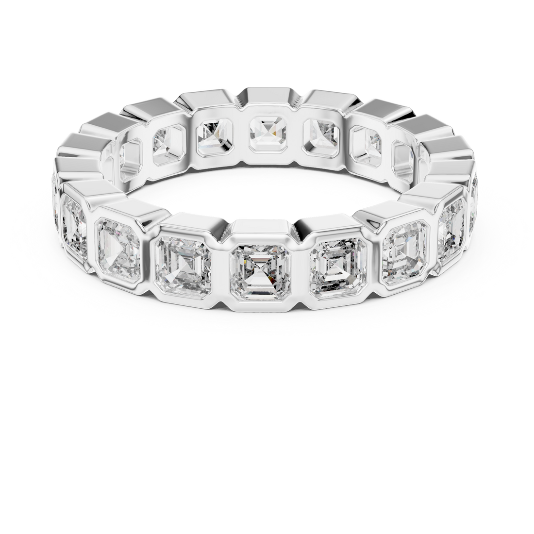 Elegant round diamond solitaire engagement ring in polished gold.