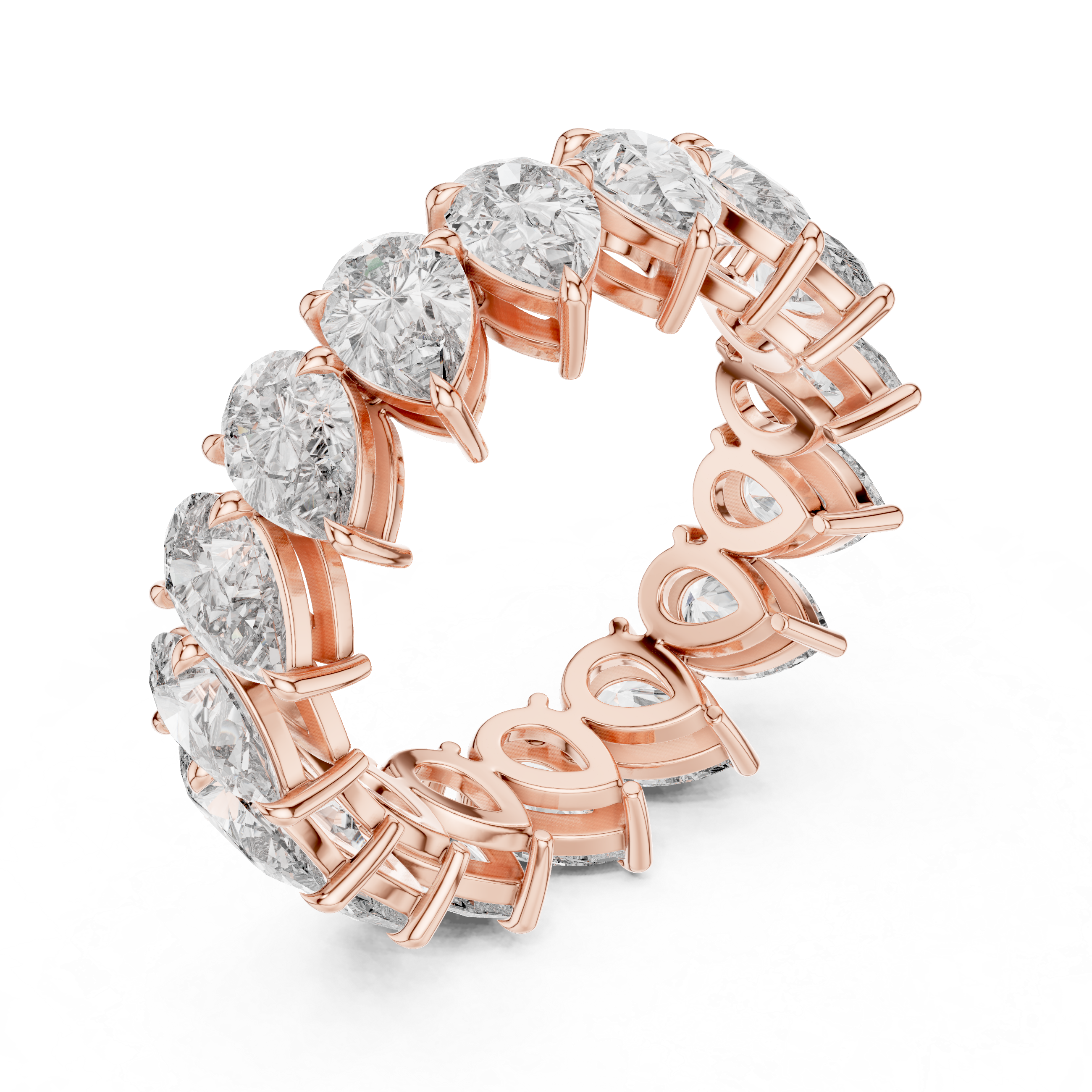 Stackable slim gold ring with simple finish.