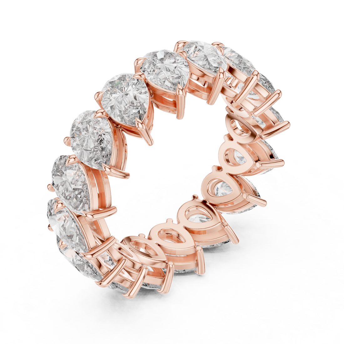 Stackable slim gold ring with simple finish.