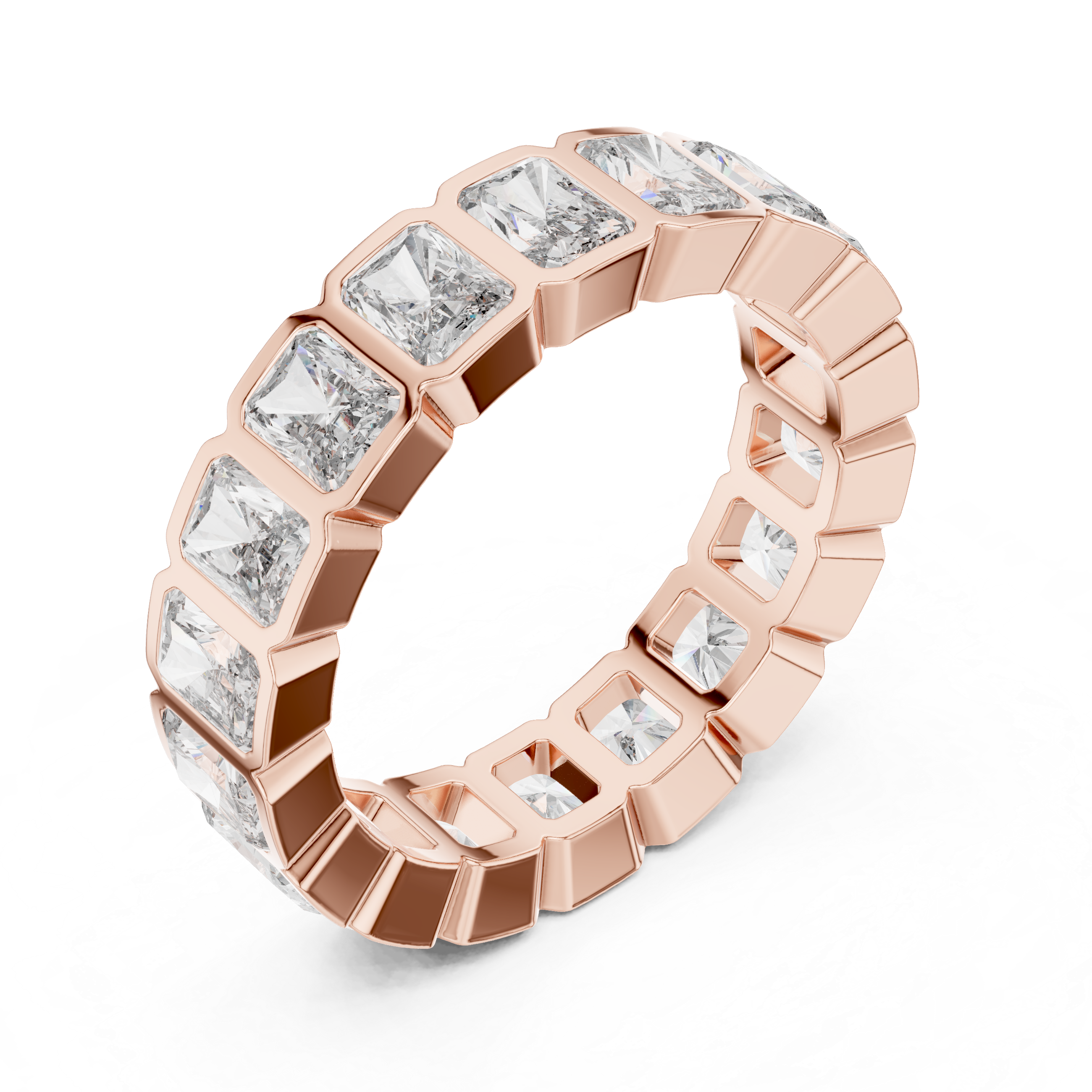 Slim gold chain bracelet with polished links.