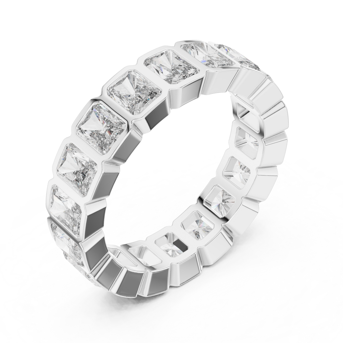 Open cuff bracelet with sleek finish.