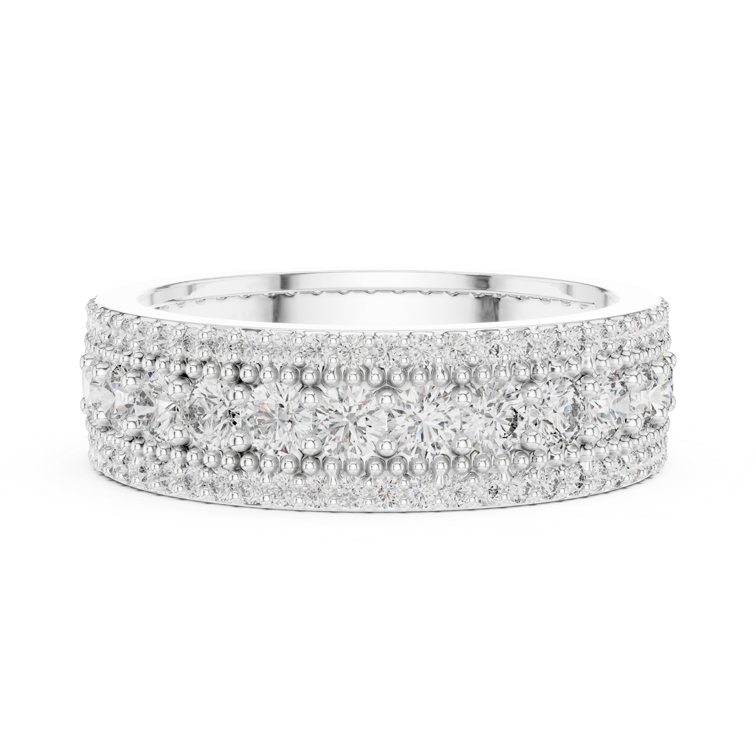 Diamond anklet with sparkling stones.