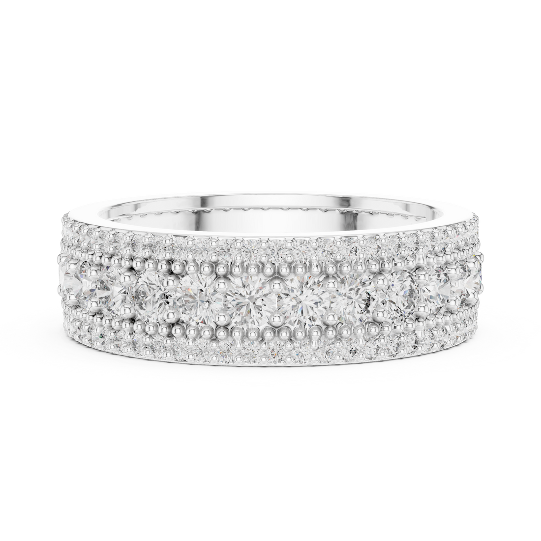 Diamond anklet with sparkling stones.