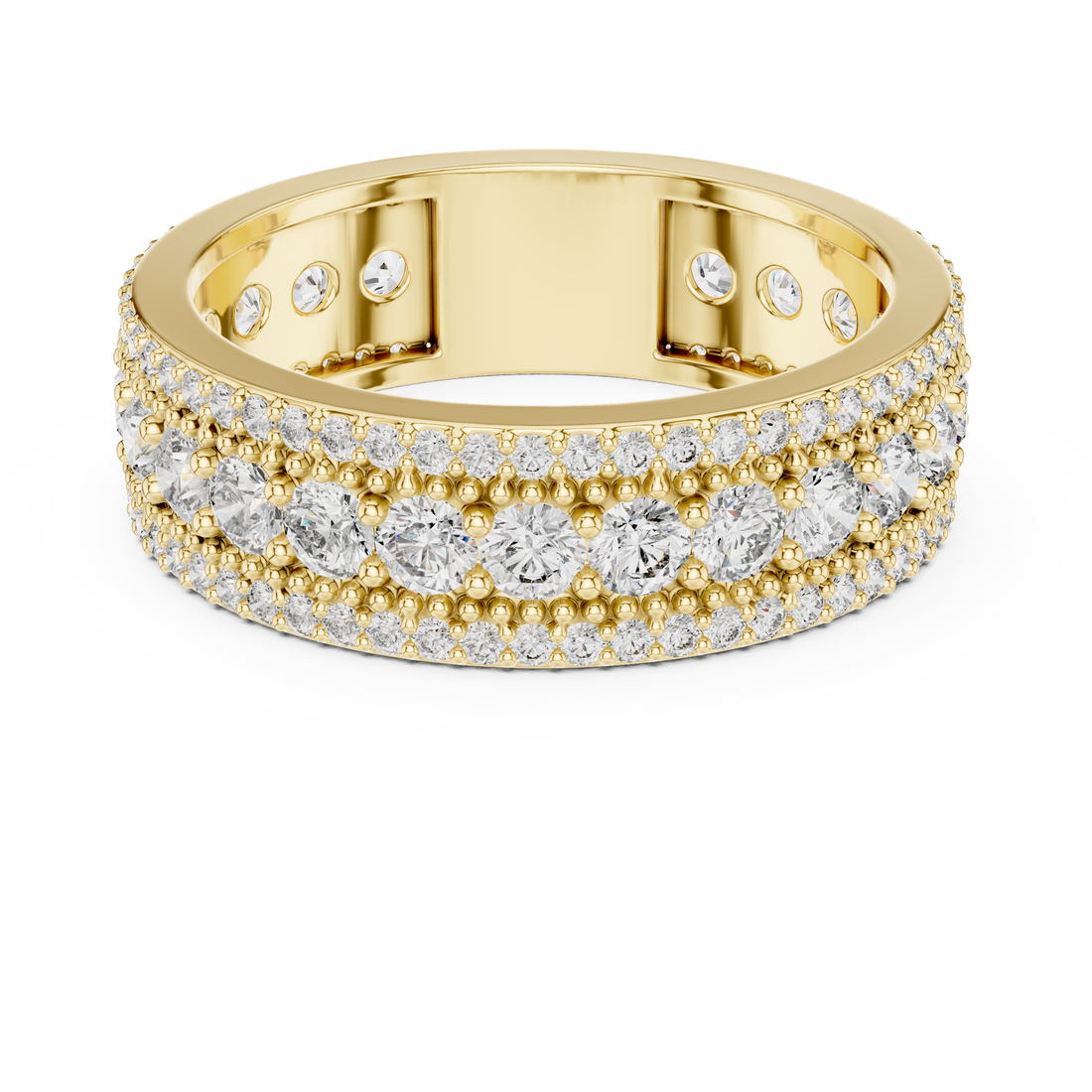 Vintage-style toe ring with decorative pattern.