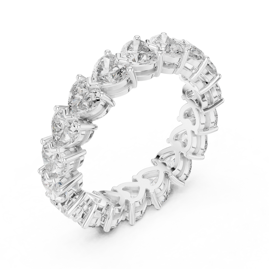 Multi-band ring with layered design.