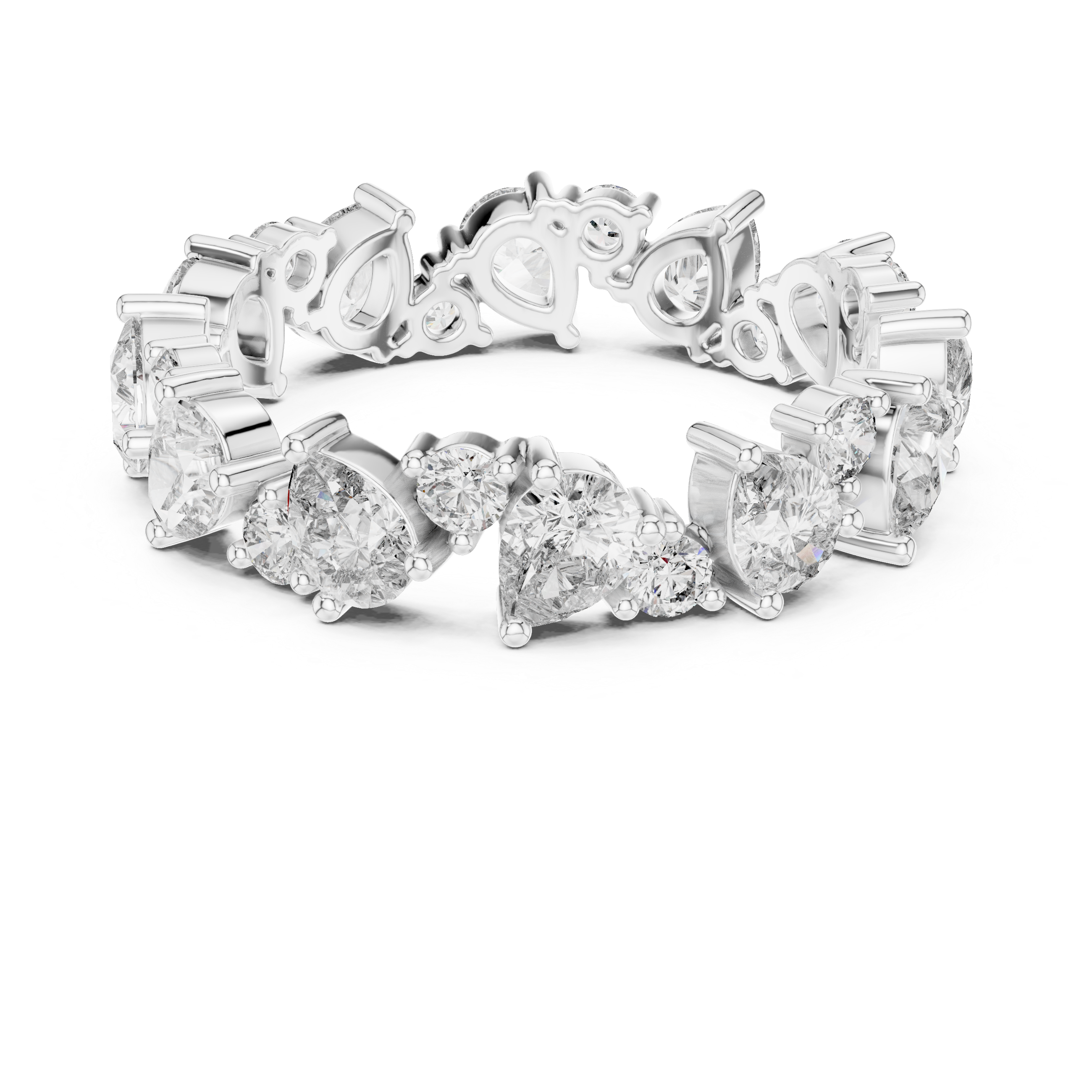 Cuff bracelet with engraved design.