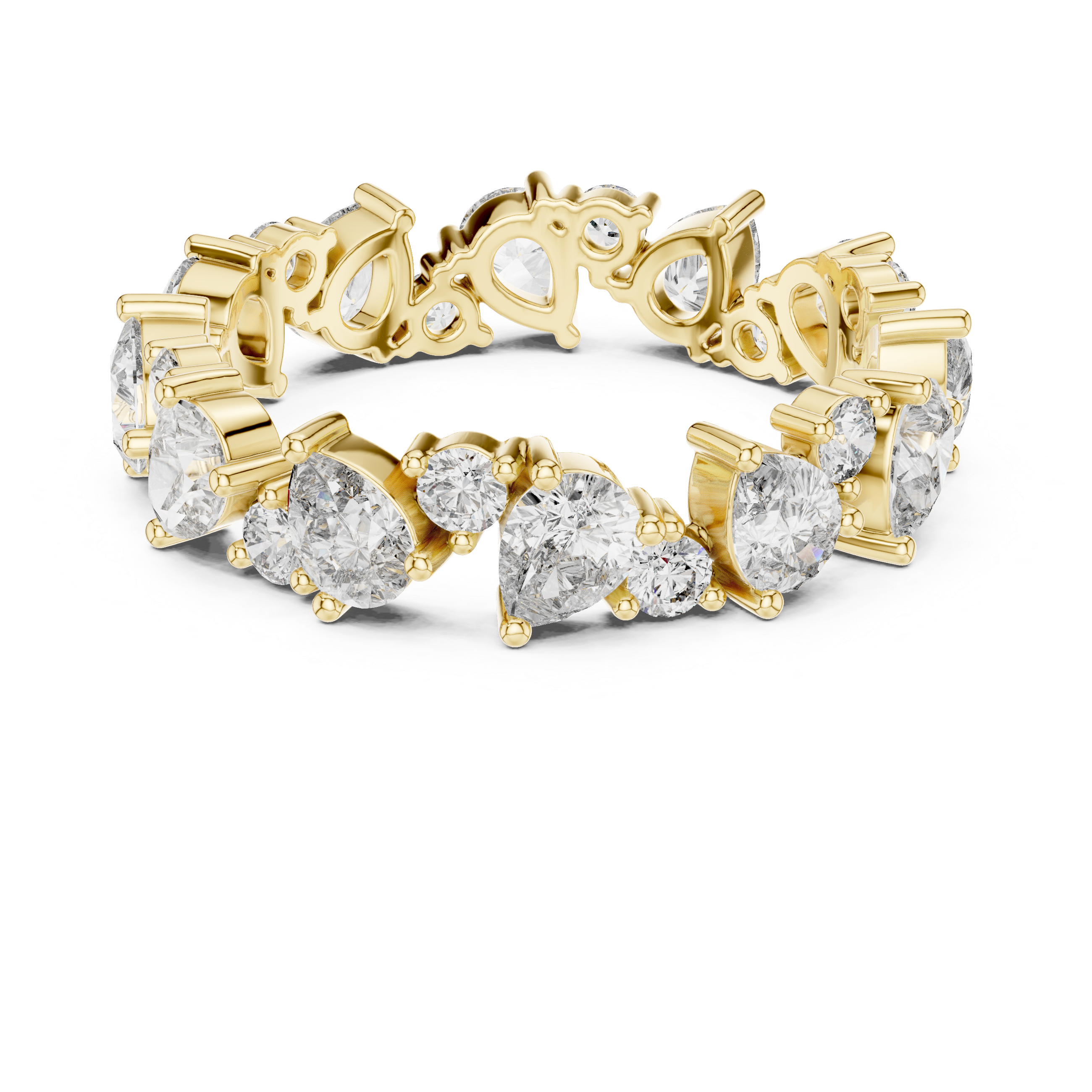 Bridal jewellery set with matching pieces.