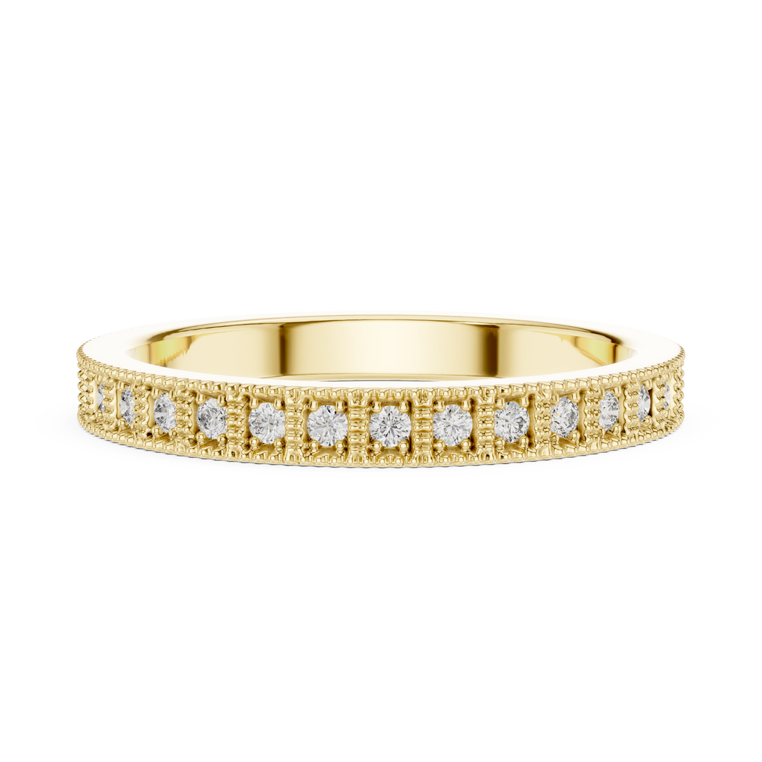 Figaro chain necklace in gold.