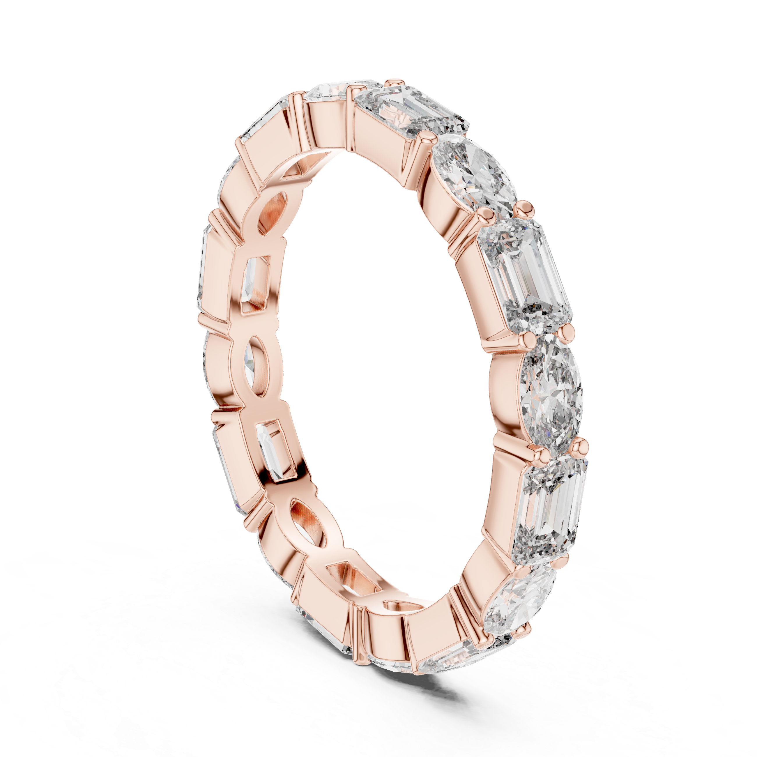 Diamond bangle with sparkling stones.
