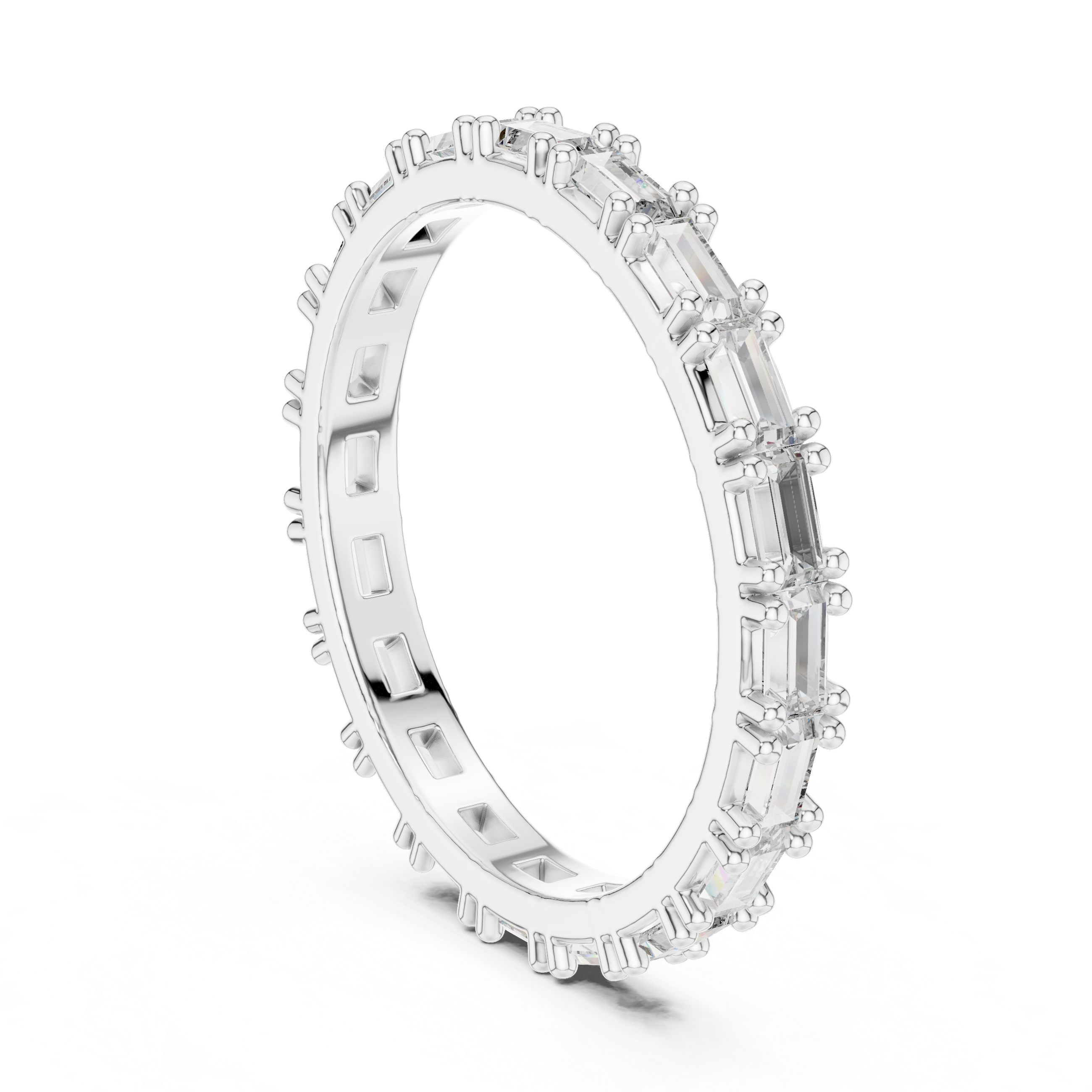 Gold anklet with textured chain.