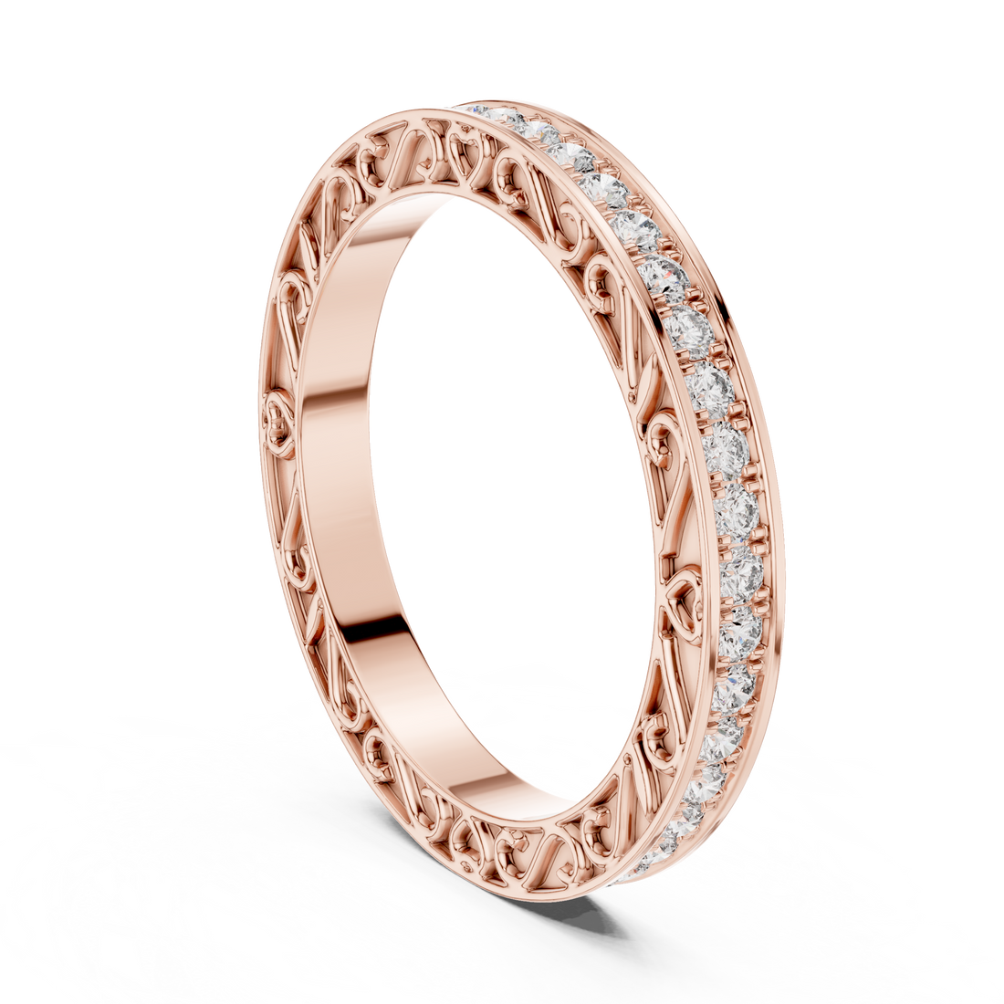 Plain silver toe ring with smooth band.