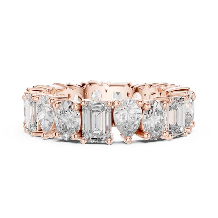 Men's diamond ring with bold design.