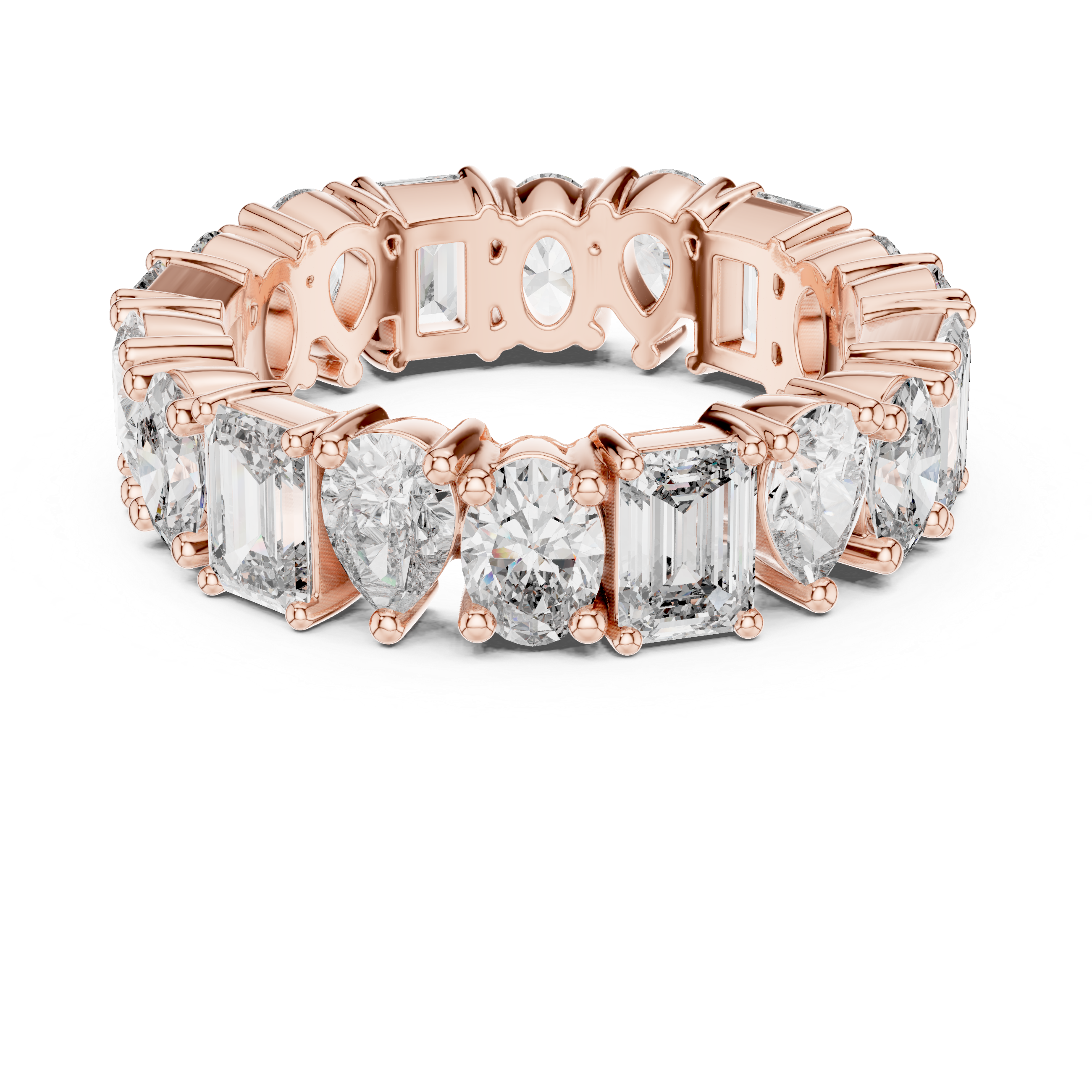 Smooth men's band with polished surface.