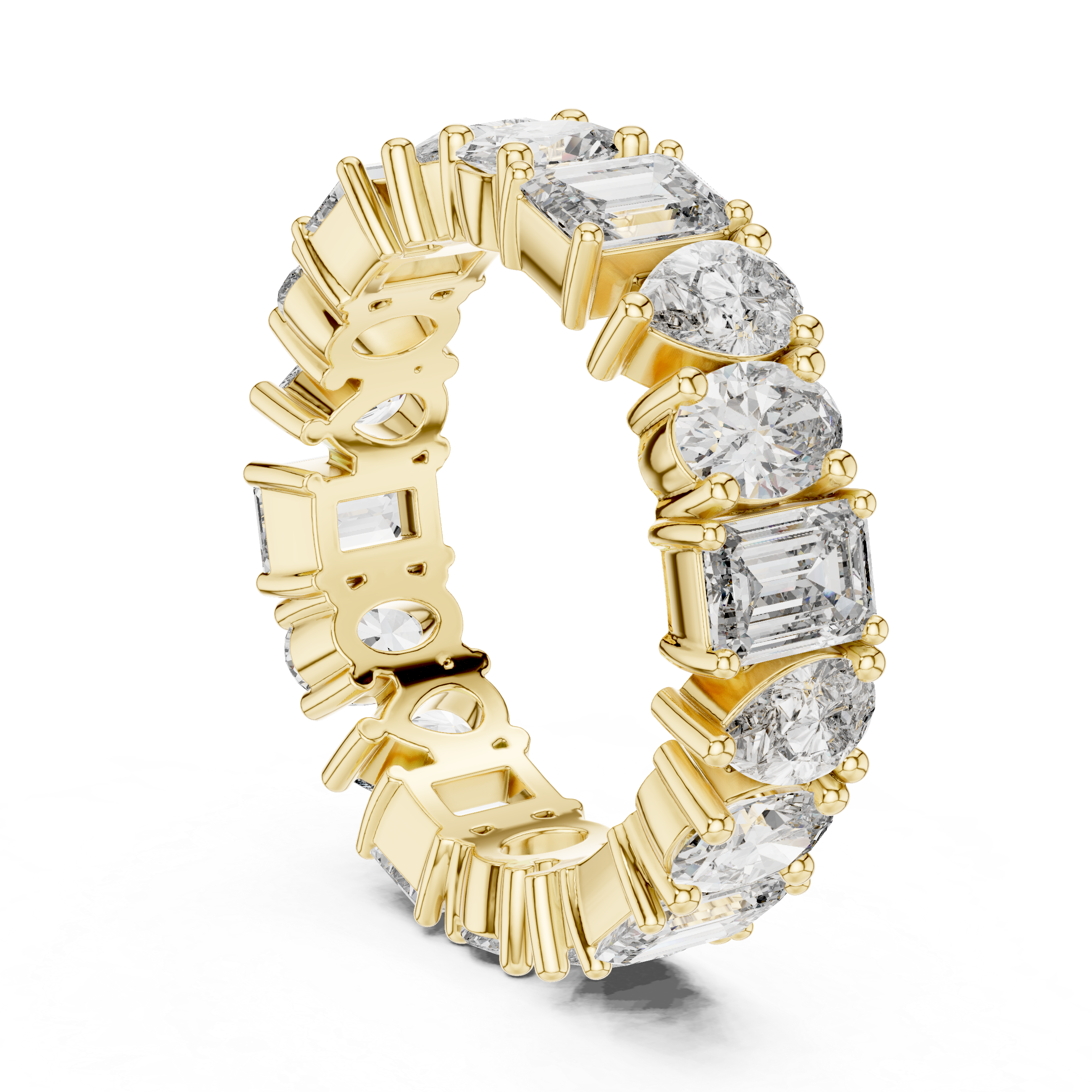Adjustable baby ring with rounded edges.