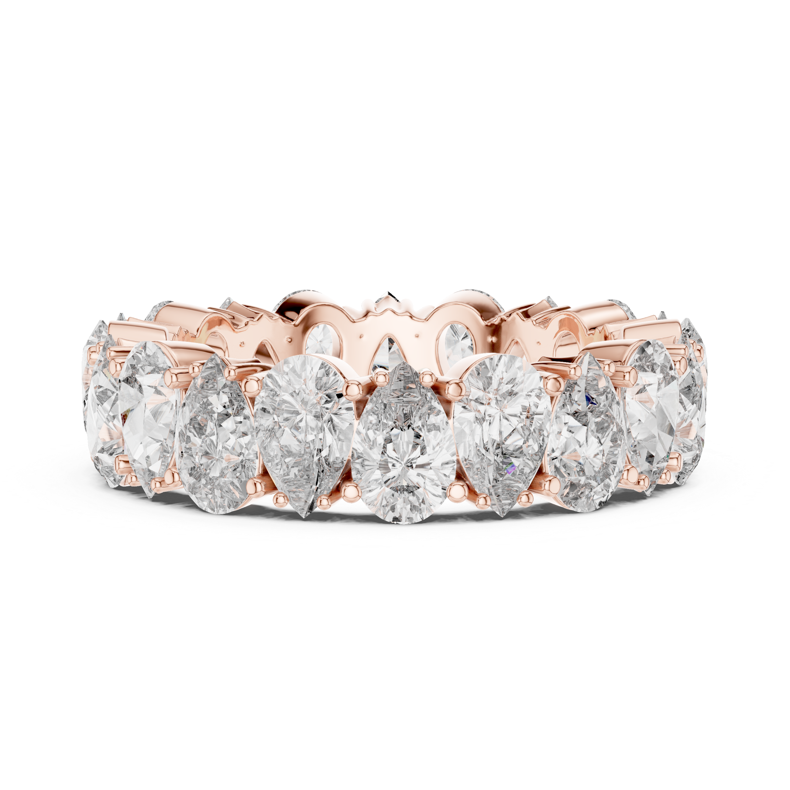 Diamond tennis bracelet with uniform stones.