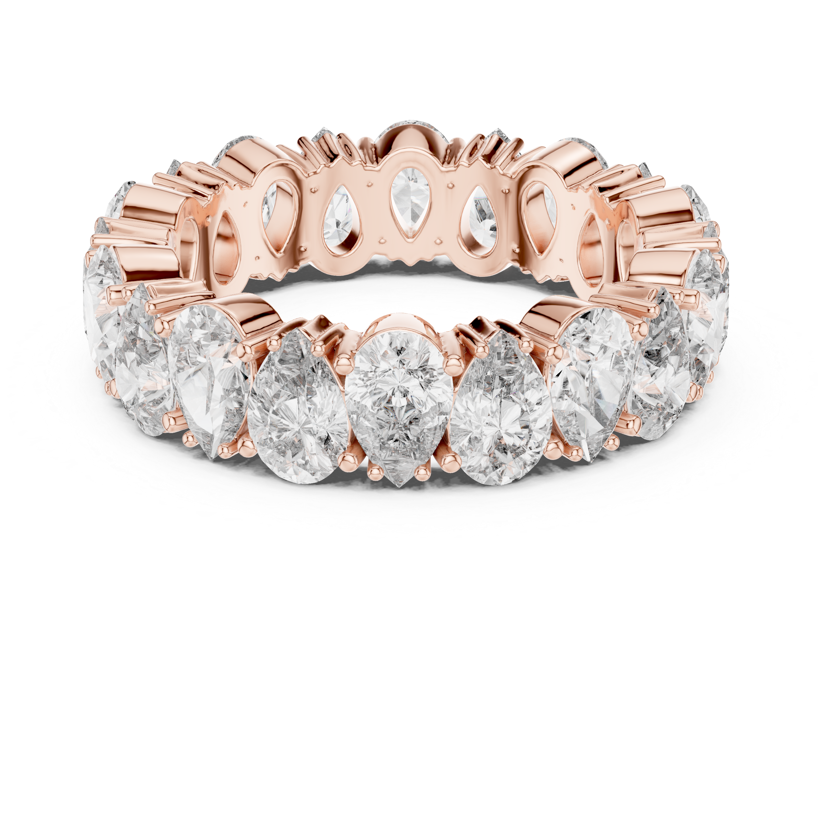 Link bracelet with rectangular segments.