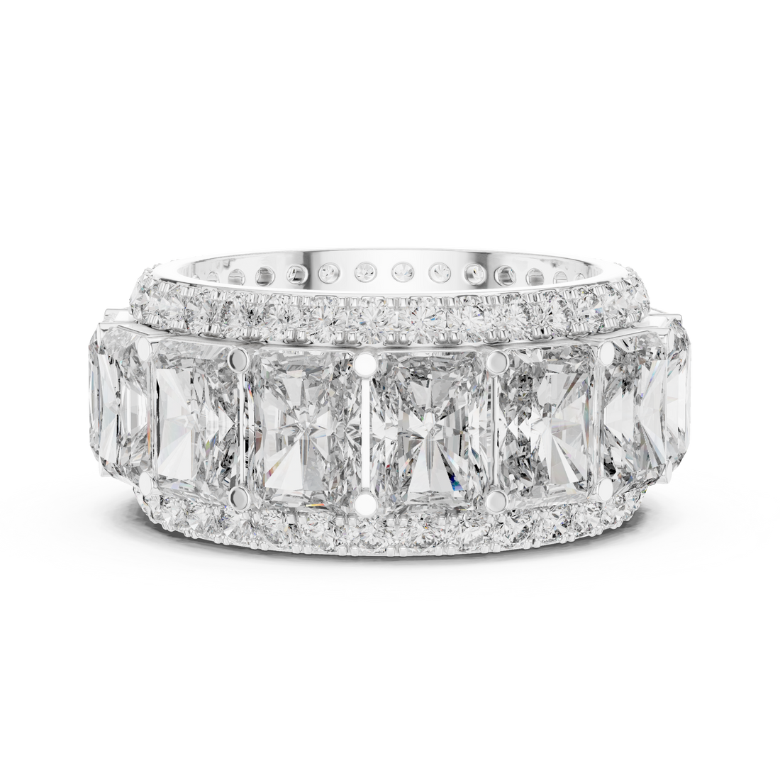 Promise ring with simple polished design.