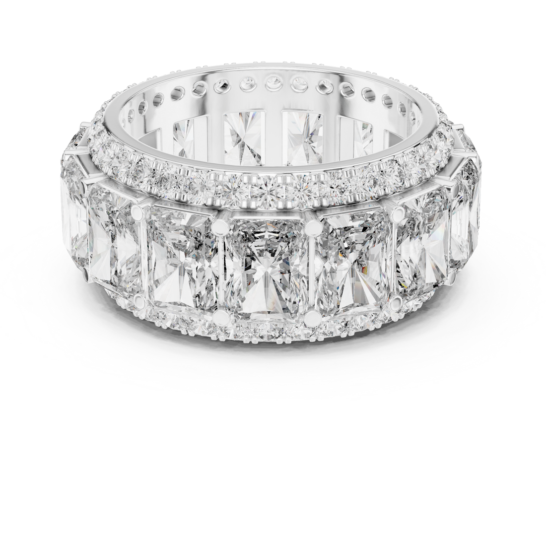 Celebration ring with colorful gemstone.