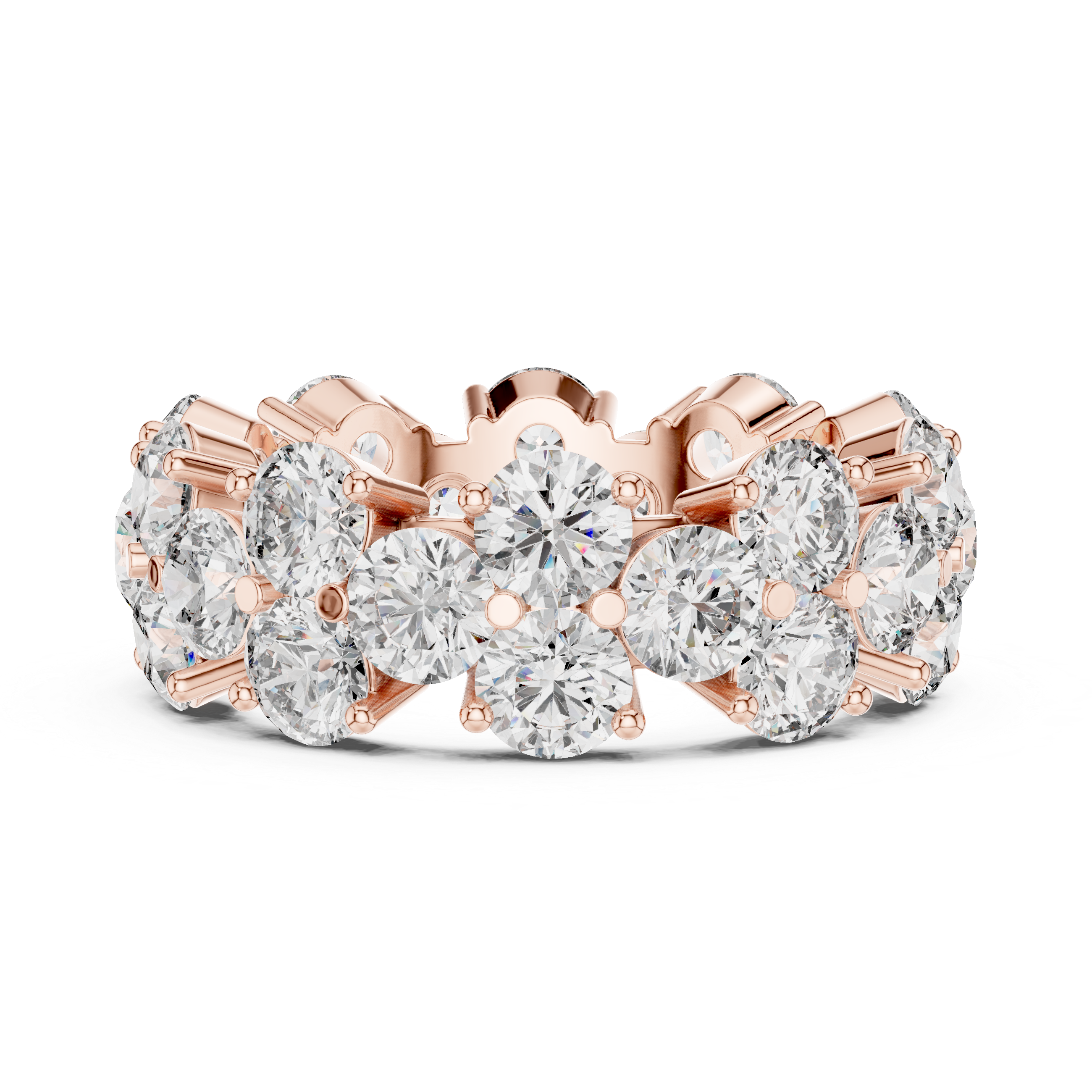 Diamond stud earrings with classic sparkle.
