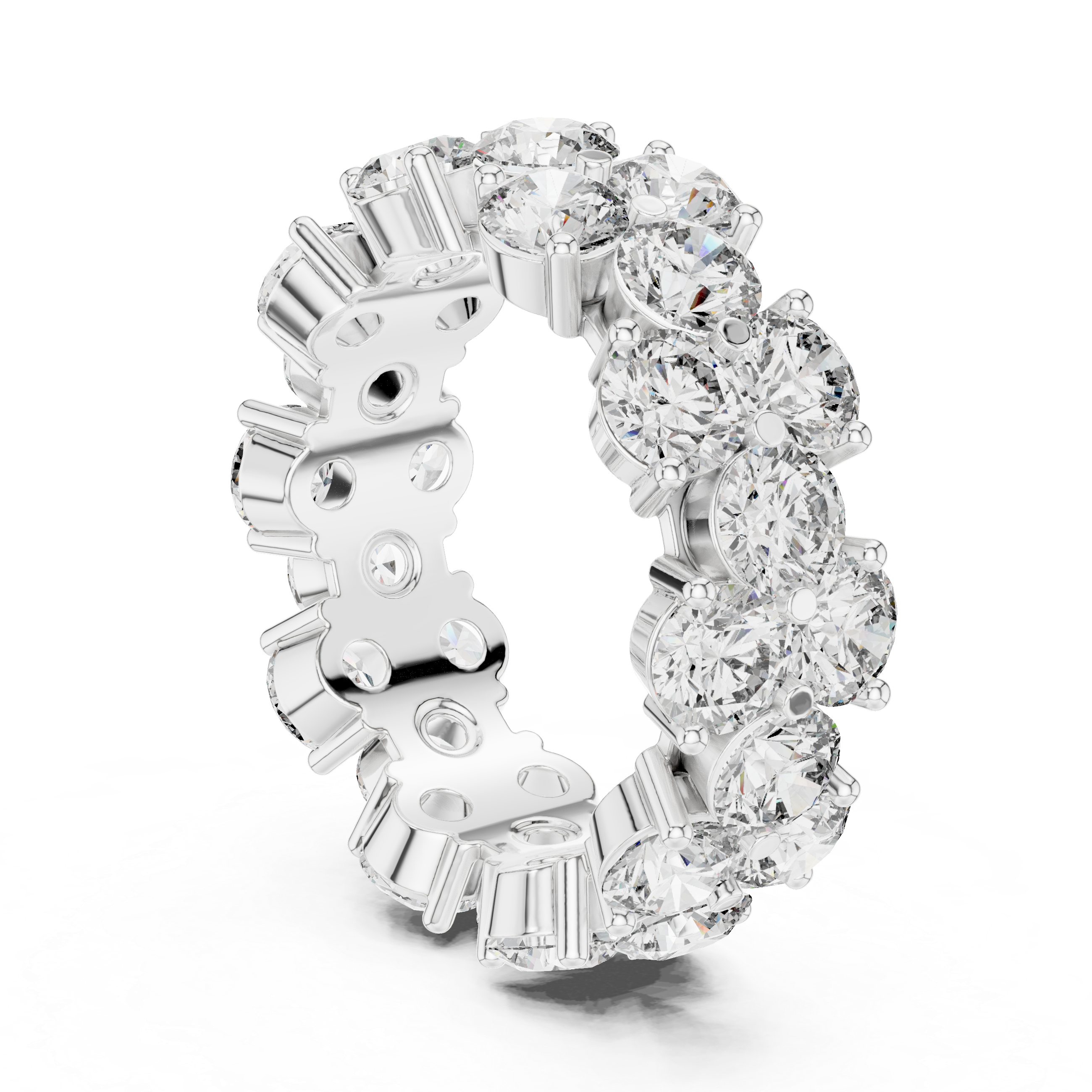 Figaro chain necklace with alternating links.