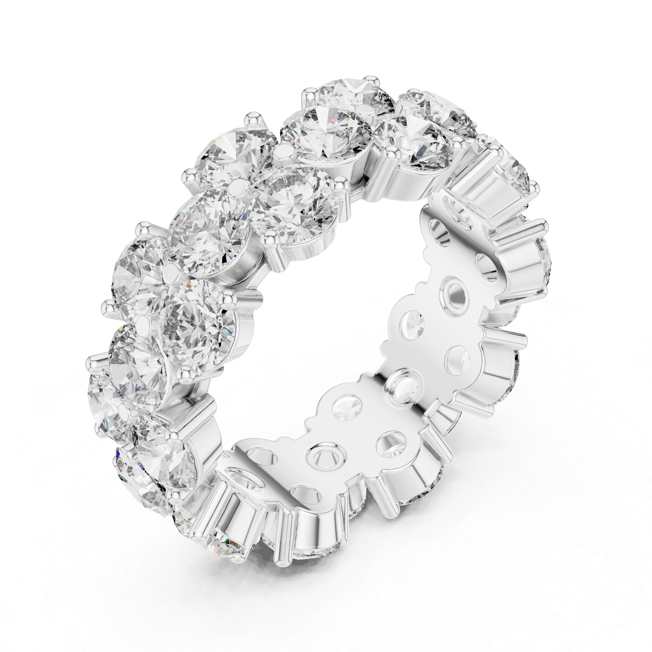Cable chain necklace with smooth finish.