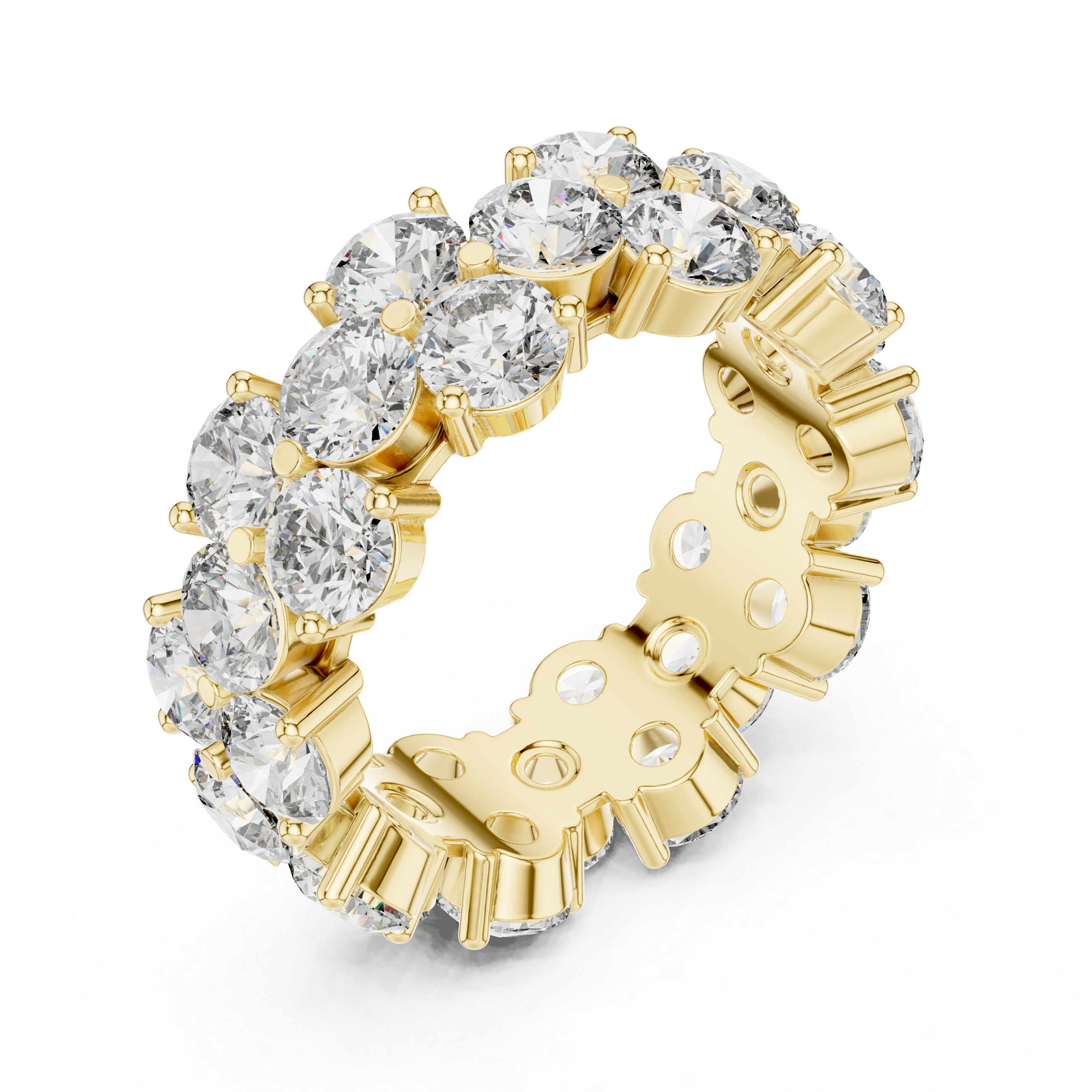 Slim bangle with lightweight design.