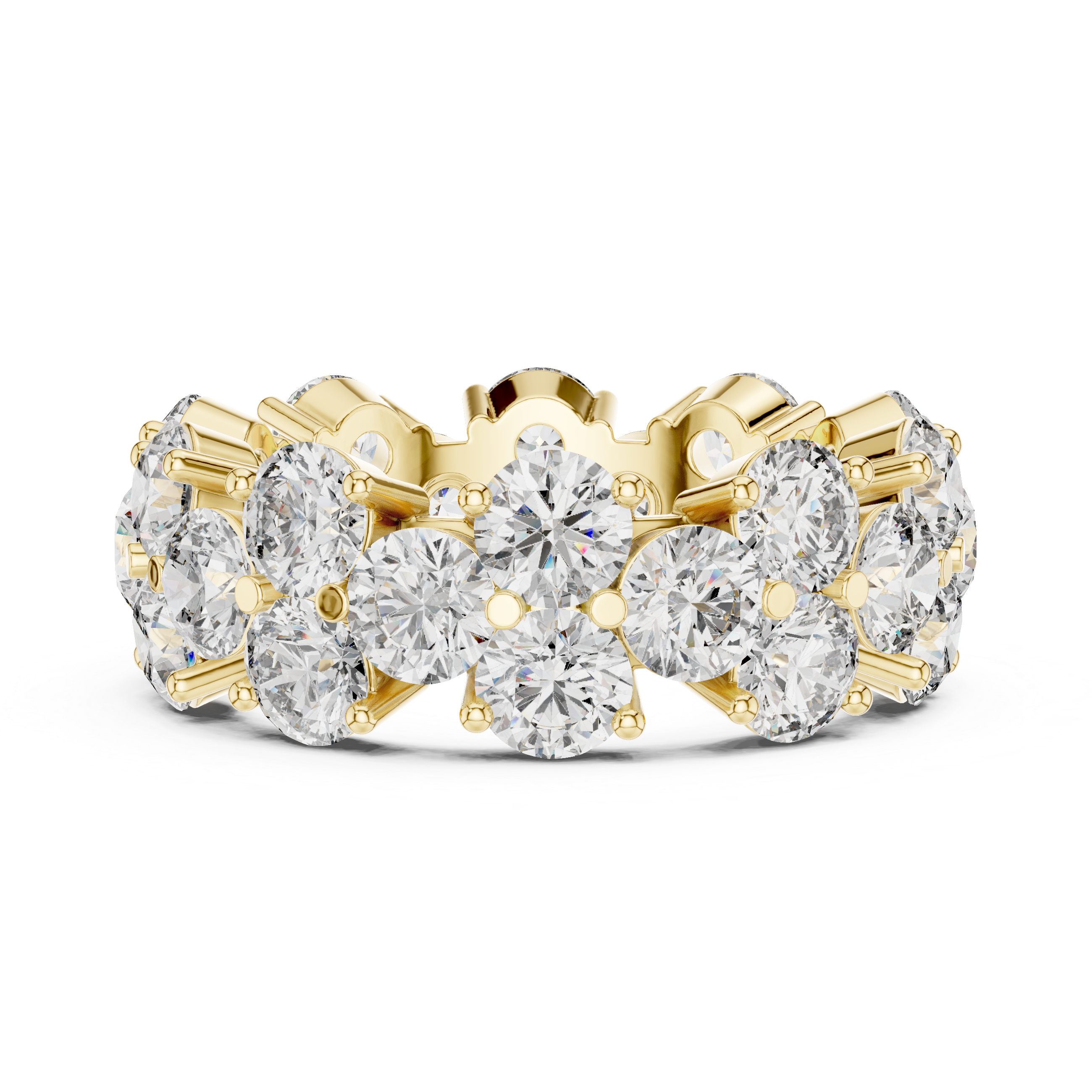 Wide cuff bangle with bold style.
