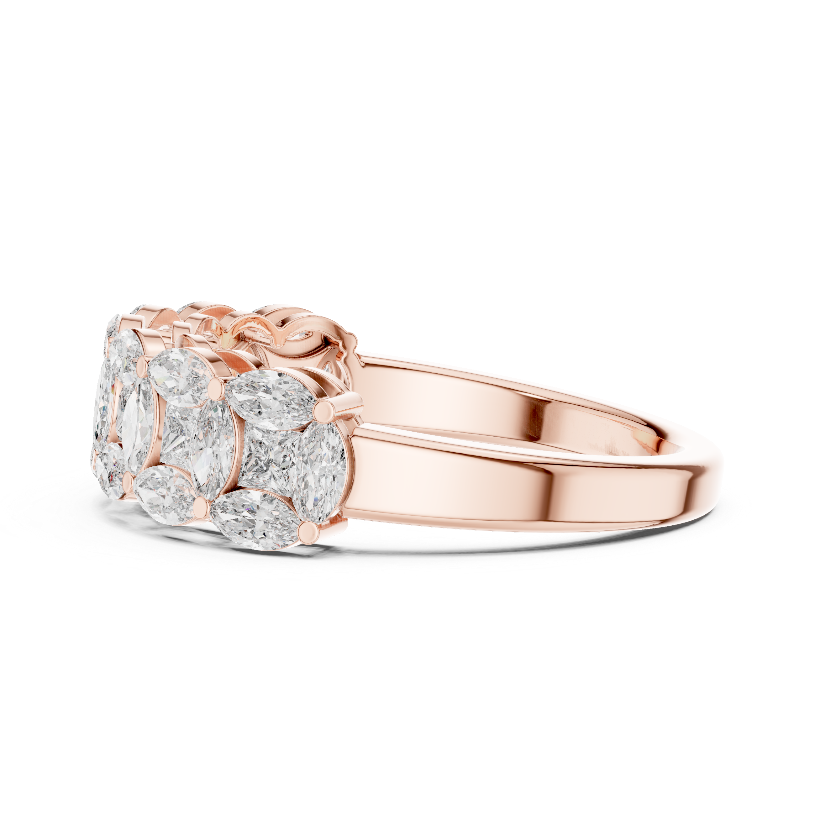 Plain toe ring with smooth metal finish.