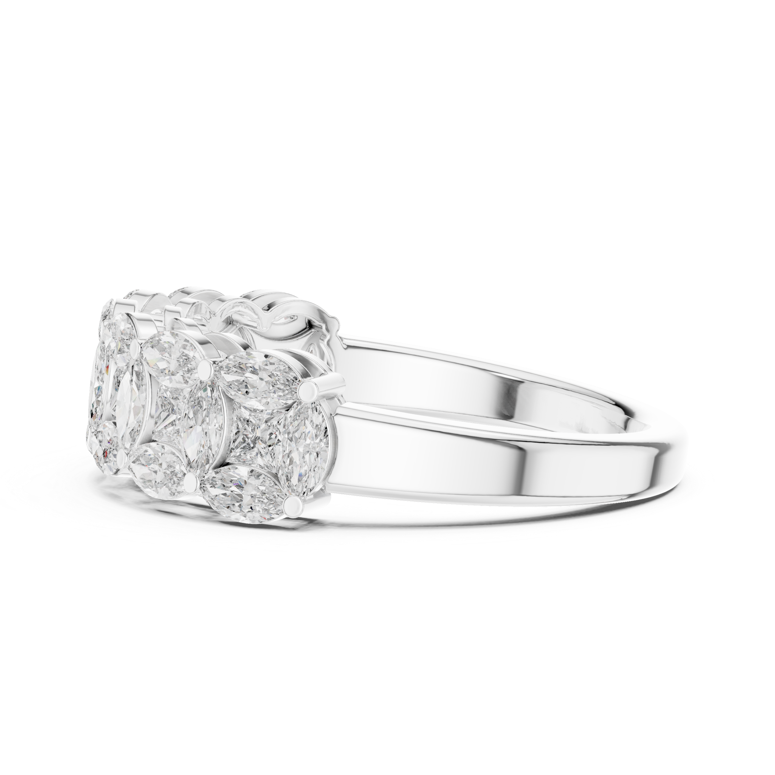 Colored gemstone toe ring with shine.