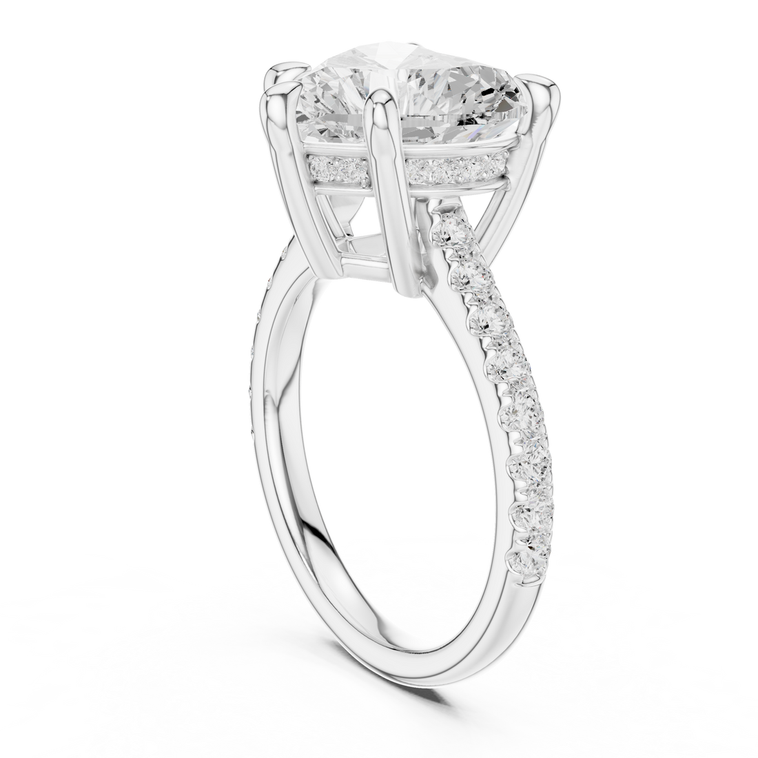 Sparkling CZ Diamond Necklace with high shine