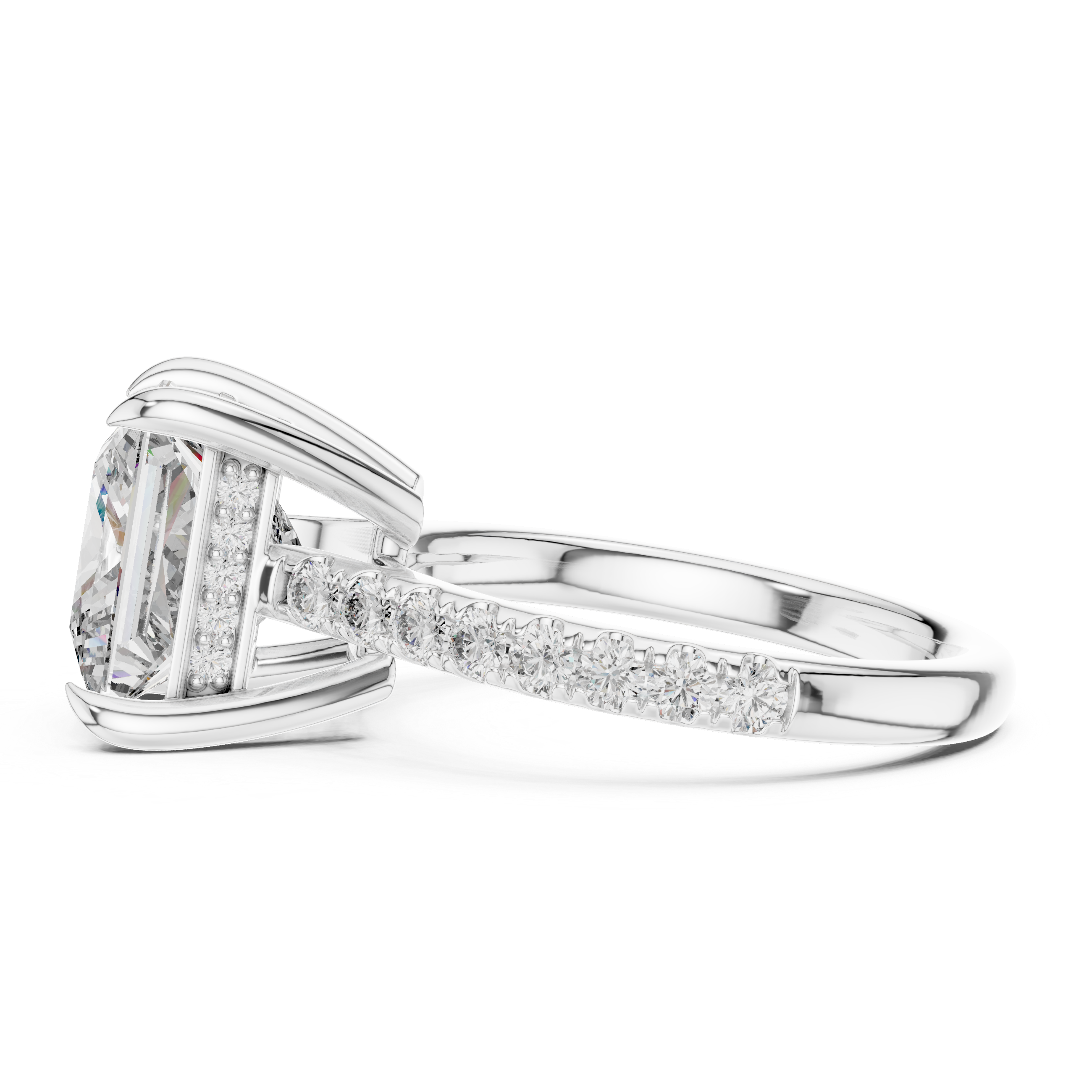 Modern minimalist ring with sleek gold finish.