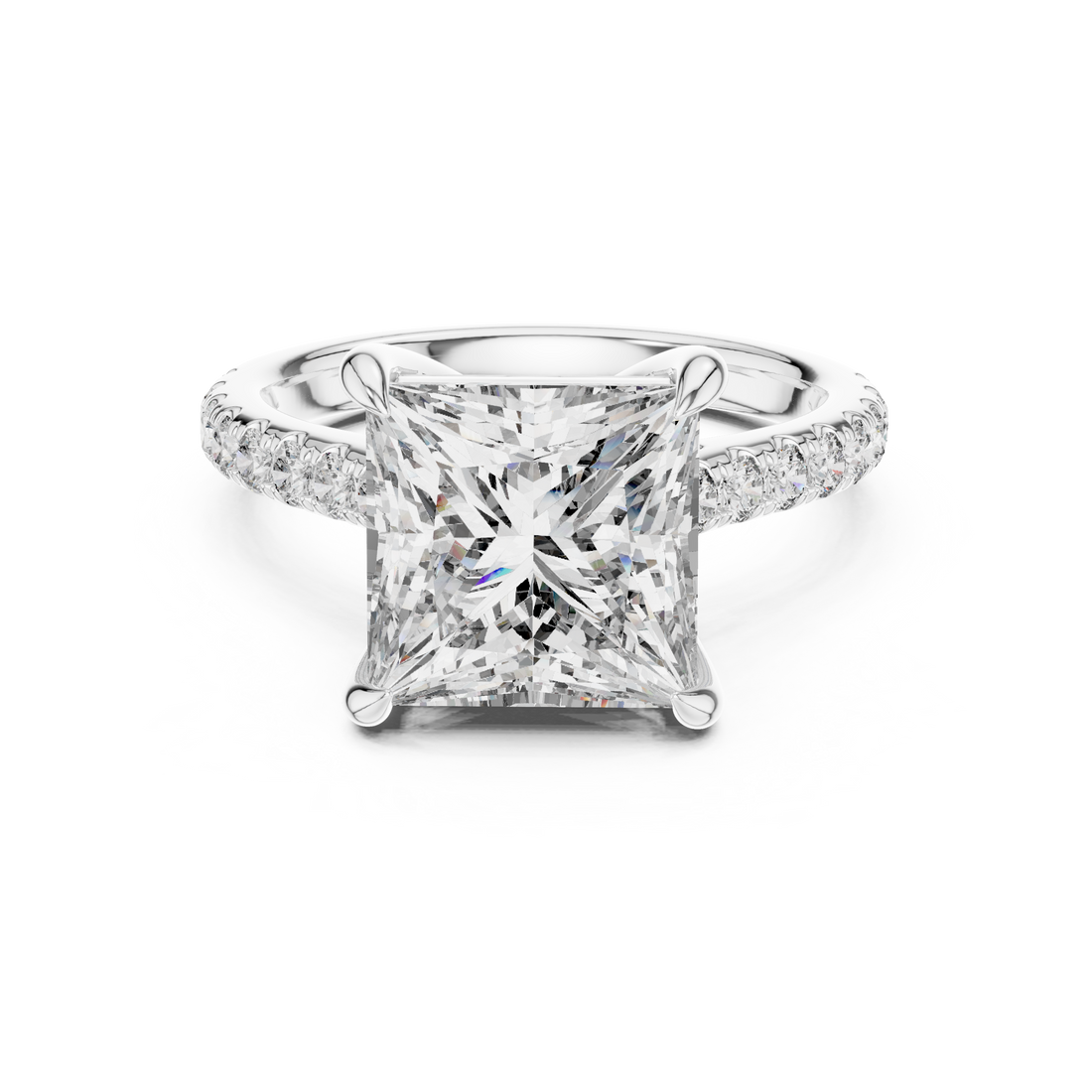 Classic engagement ring with timeless design.