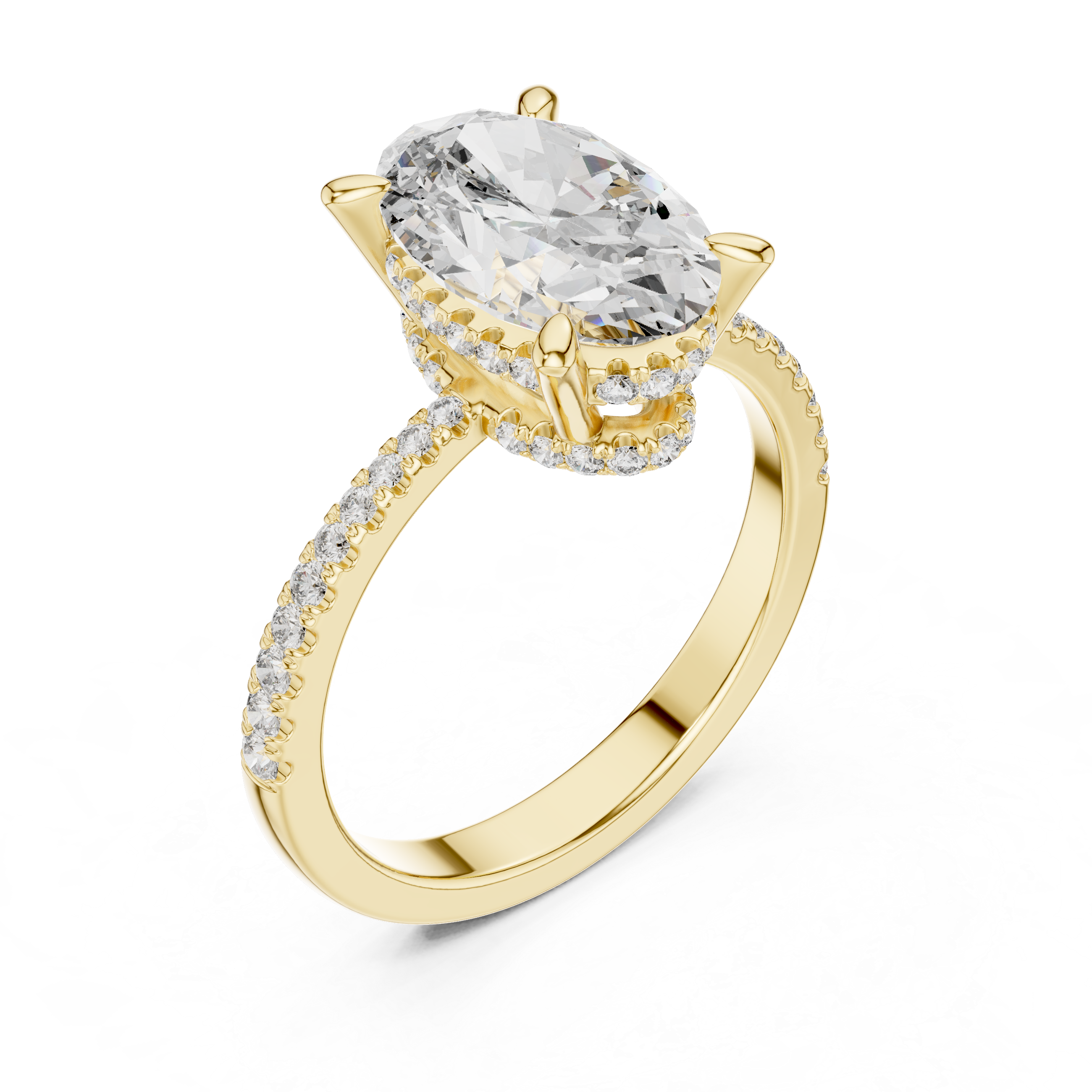 Elegant marquise diamond ring with slim polished band.