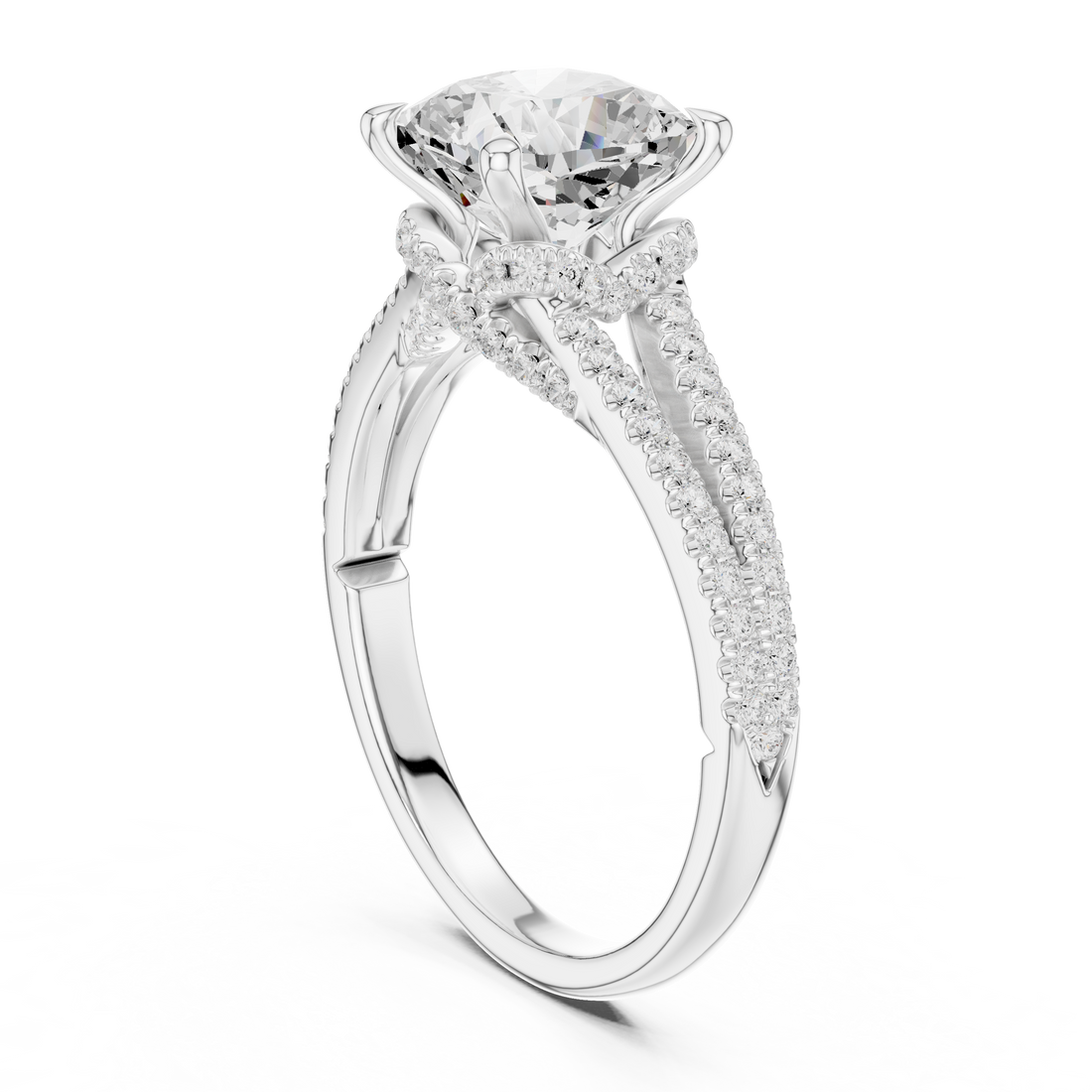 Sparkling CZ Diamond Necklace with high shine