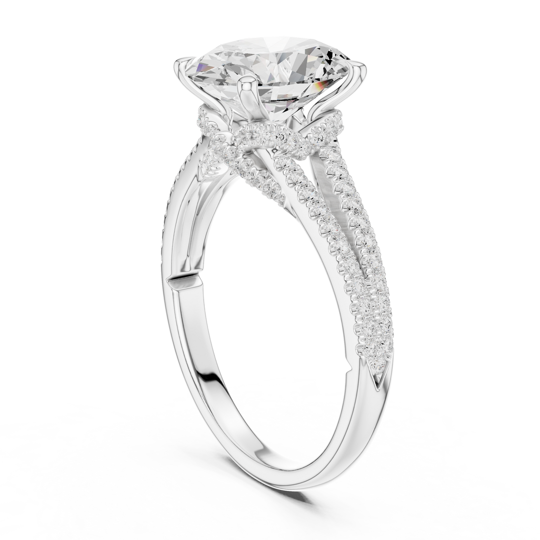 Sparkling CZ Diamond Necklace with high shine